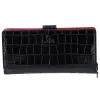 Christian Louboutin Paloma Long Wallet Black Red Leather sold by Gaby's Bags
