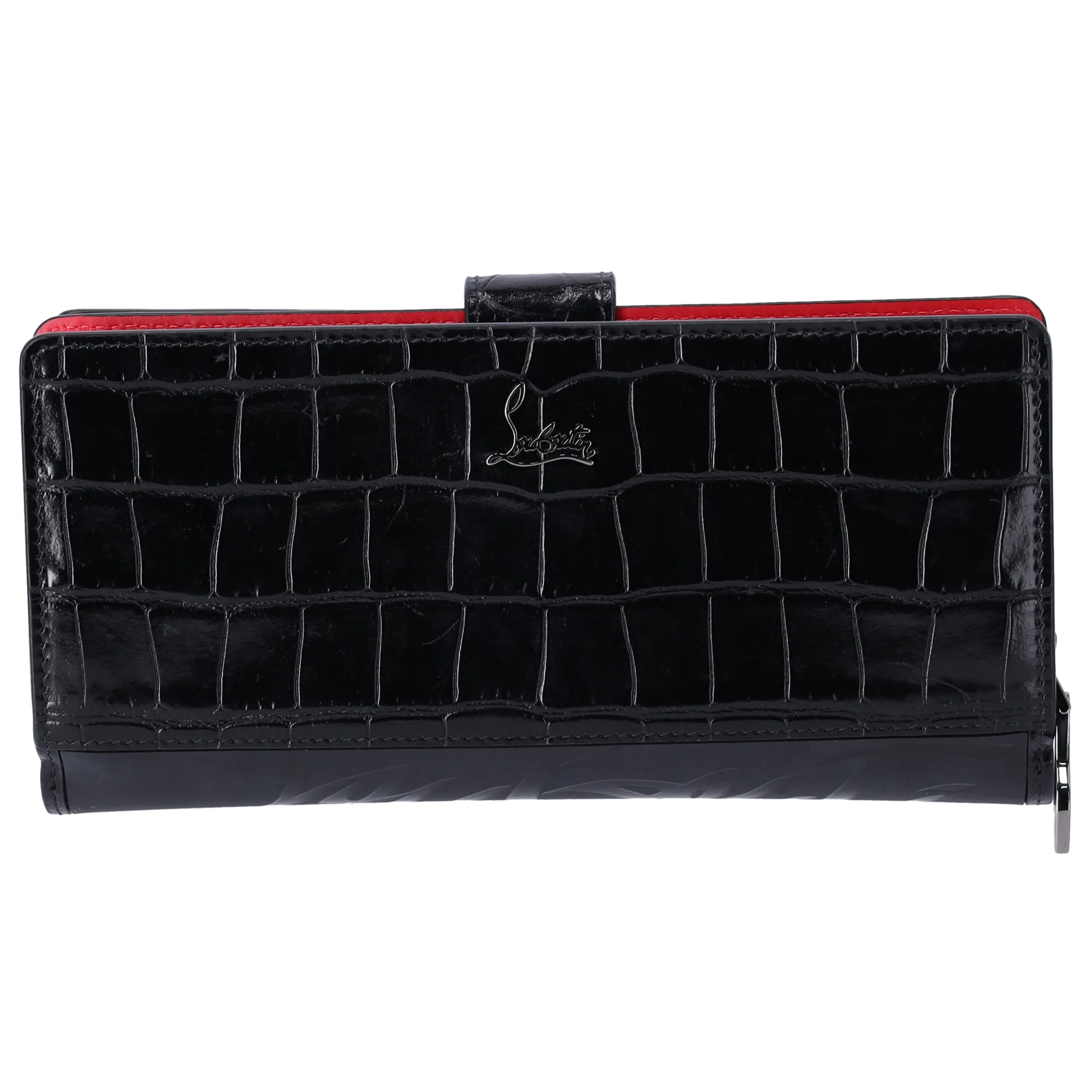 Christian Louboutin Paloma Long Wallet Black Red Leather sold by Gaby's Bags product image thumbnail 2