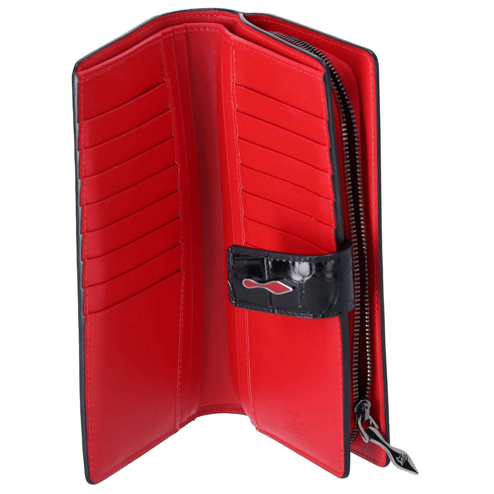 Christian Louboutin Paloma Long Wallet Black Red Leather sold by Gaby's Bags product image thumbnail 3