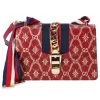 GUCCI Sylvie Shoulder Bag 524405 Bee Stars Red Gold Multi Leather sold by Gaby's Bags
