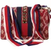 GUCCI Sylvie Shoulder Bag 524405 Bee Stars Red Gold Multi Leather sold by Gaby's Bags