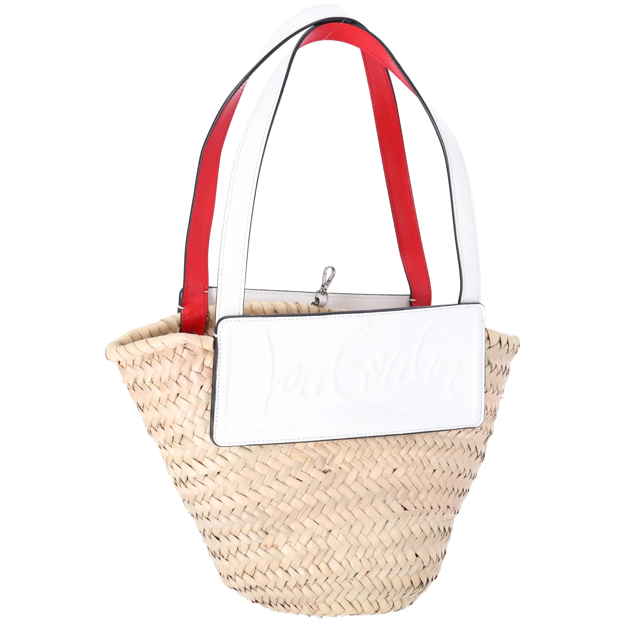 Christian Louboutin Women's White Loubishore Bag Woven Straw sold by Gaby's Bags product image thumbnail 5