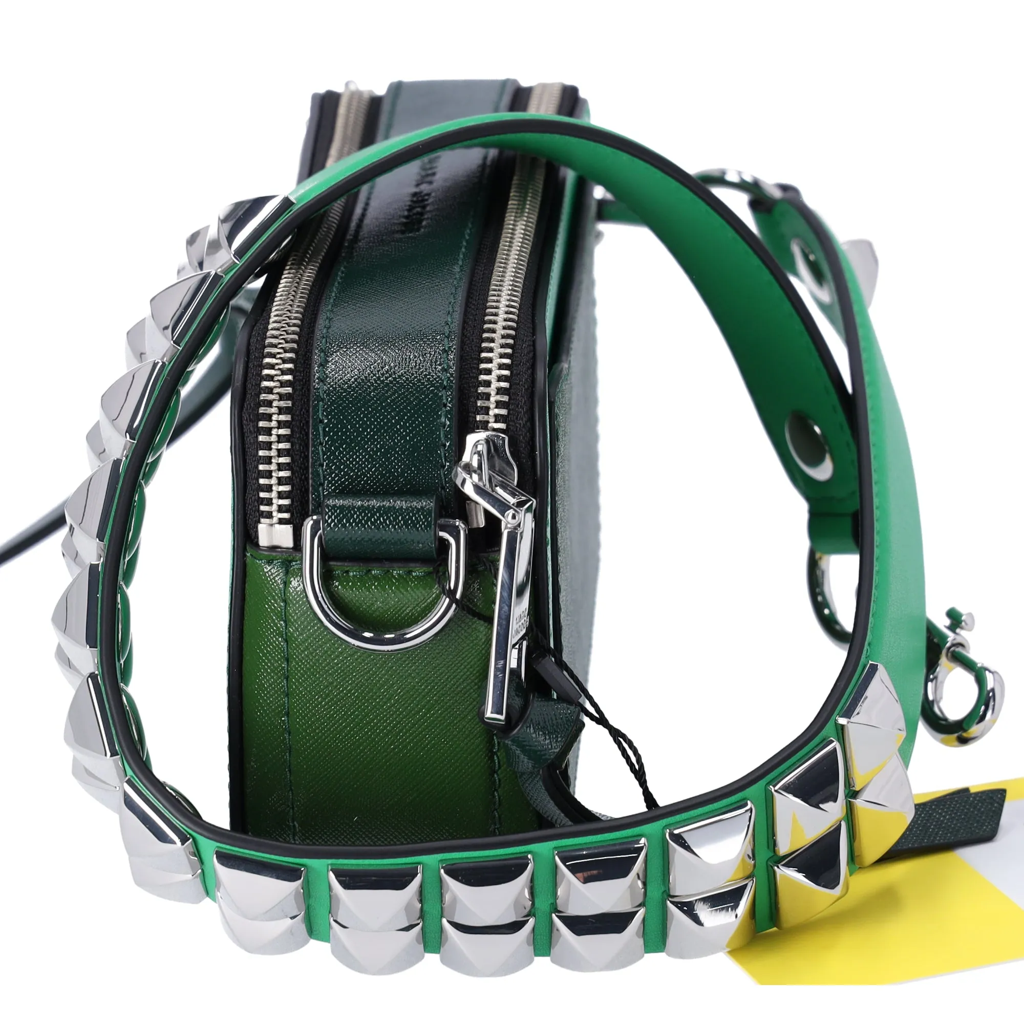 Marc Jacobs The Snapshot Shoulder Bag Studded Saffiano Leather Fern Green sold by Gaby's Bags product image thumbnail 2