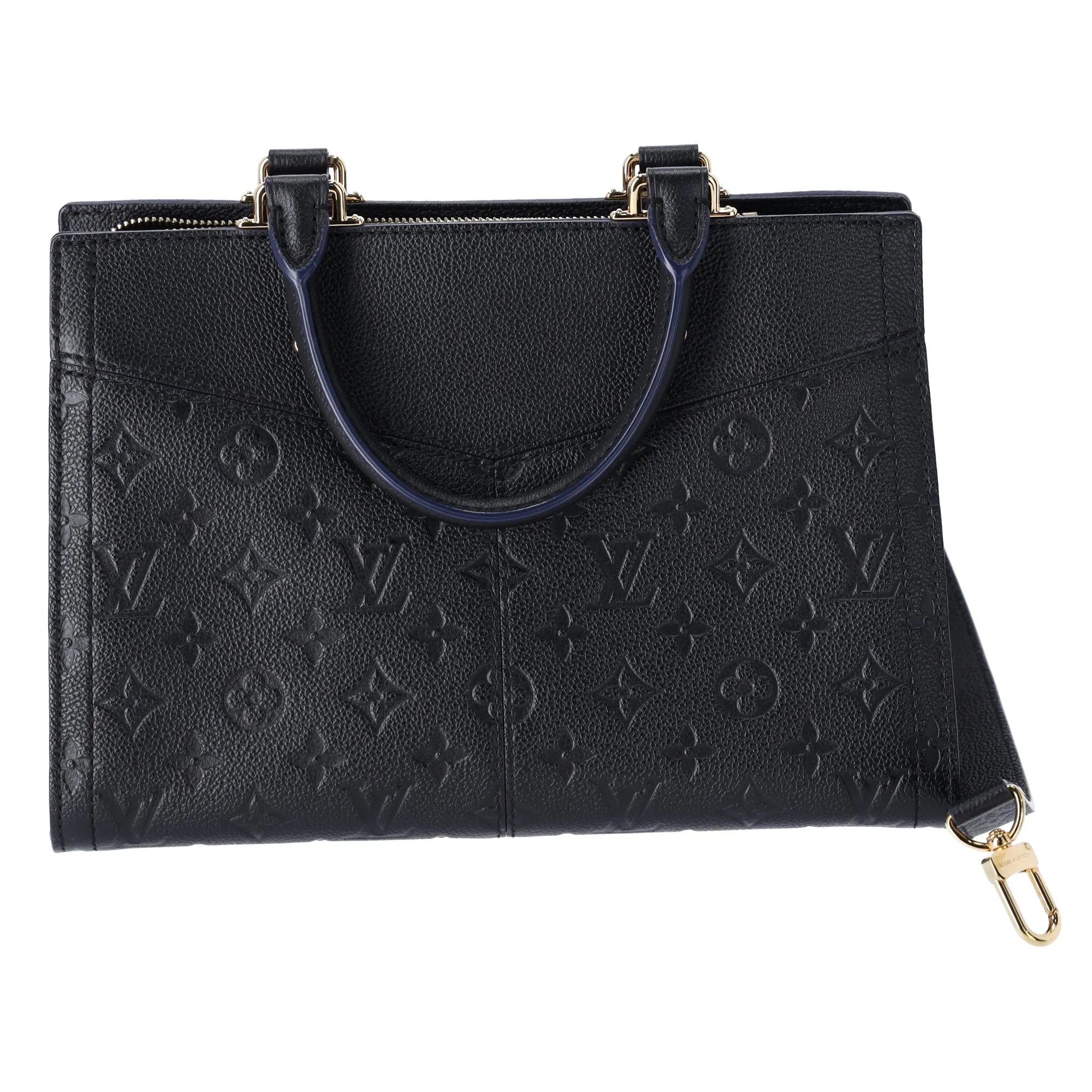 Louis Vuitton Sully PM Satchel Bag Black Monogram Empreinte Leather M54196 sold by Gaby's Bags product image thumbnail 3