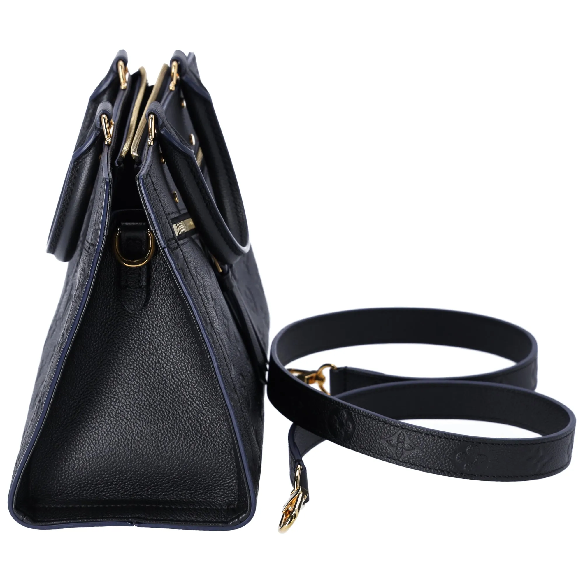 Louis Vuitton Sully PM Satchel Bag Black Monogram Empreinte Leather M54196 sold by Gaby's Bags product image thumbnail 4