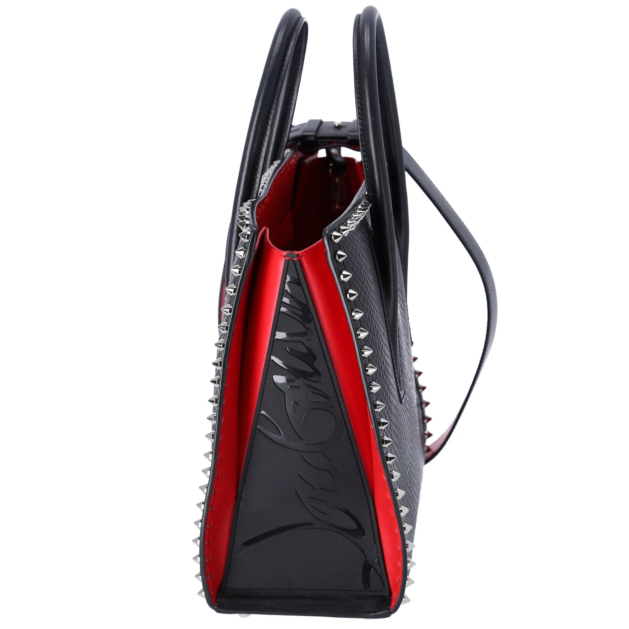 Christian Louboutin Paloma Medium Calf Leather Handbag Crossbody Black sold by Gaby's Bags product image thumbnail 4