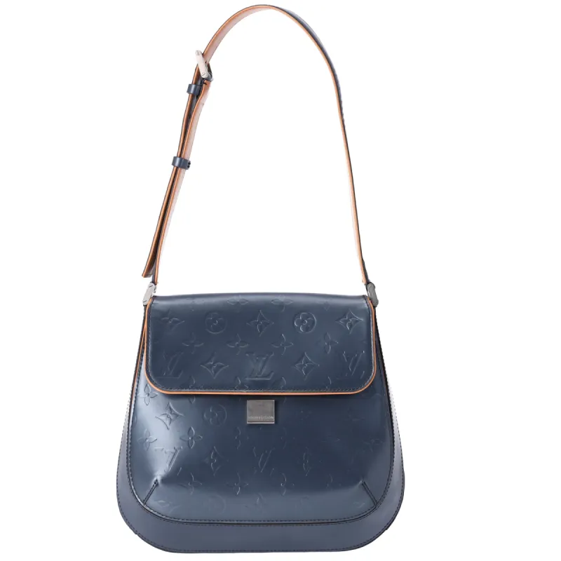 Louis Vuitton Webster Street Monogram Matte Shoulder Bag M55155 Blue sold by Gaby's Bags