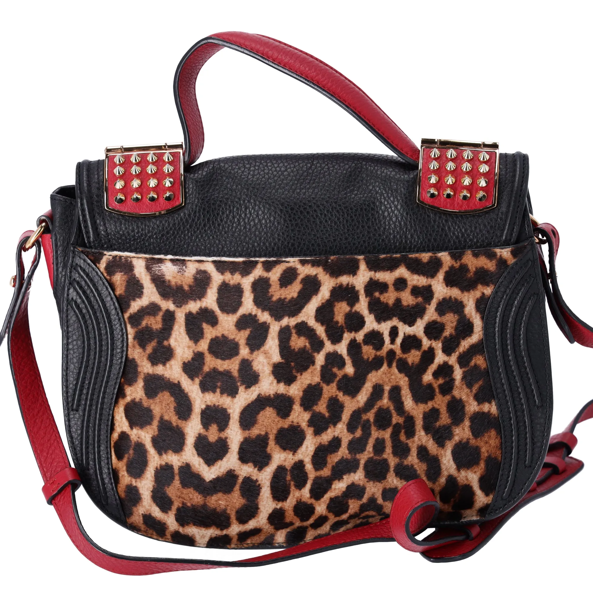 Christian Louboutin Leopard Print Pony Hair Dompteuse Shoulder Bag sold by Gaby's Bags product image thumbnail 5
