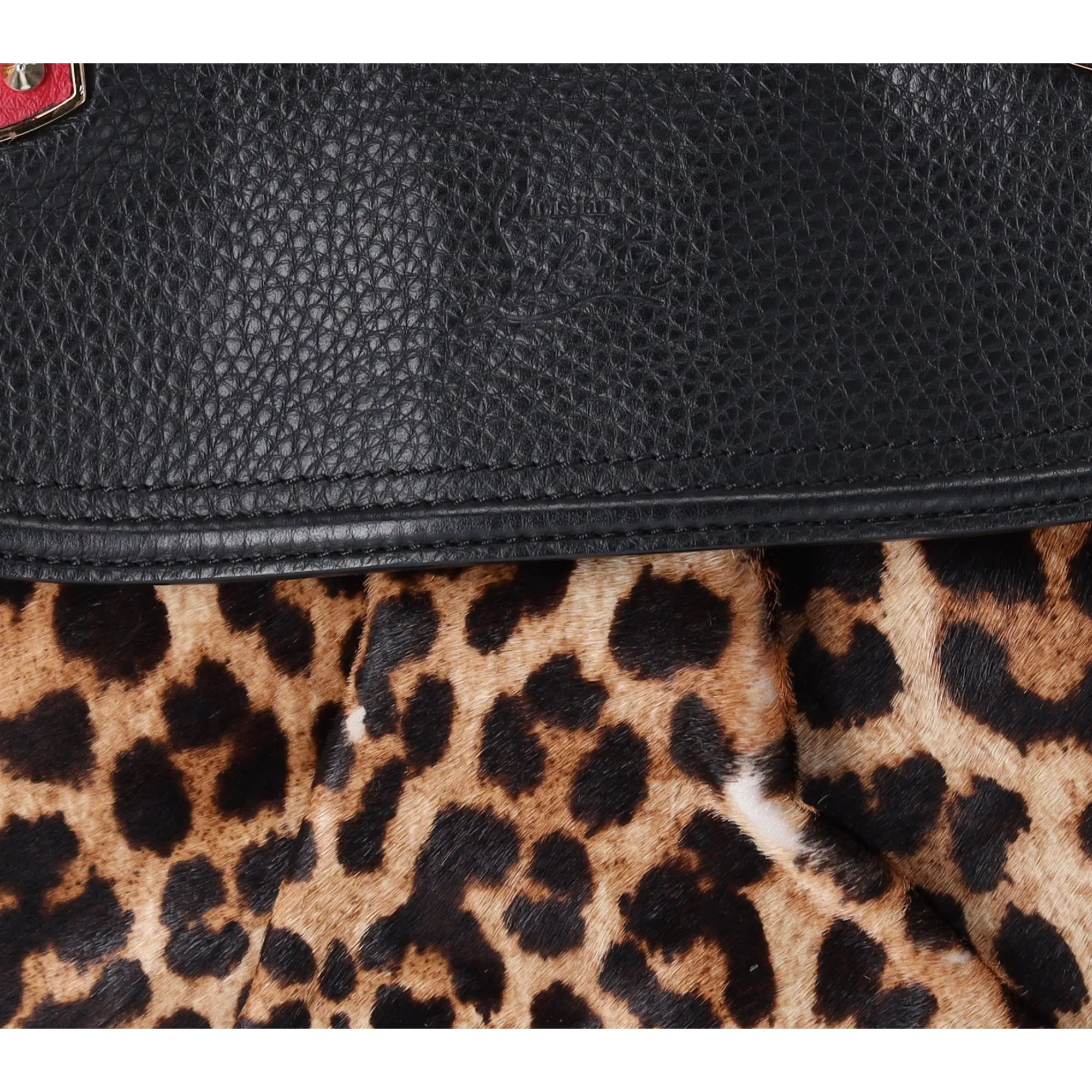 Christian Louboutin Leopard Print Pony Hair Dompteuse Shoulder Bag sold by Gaby's Bags product image thumbnail 3