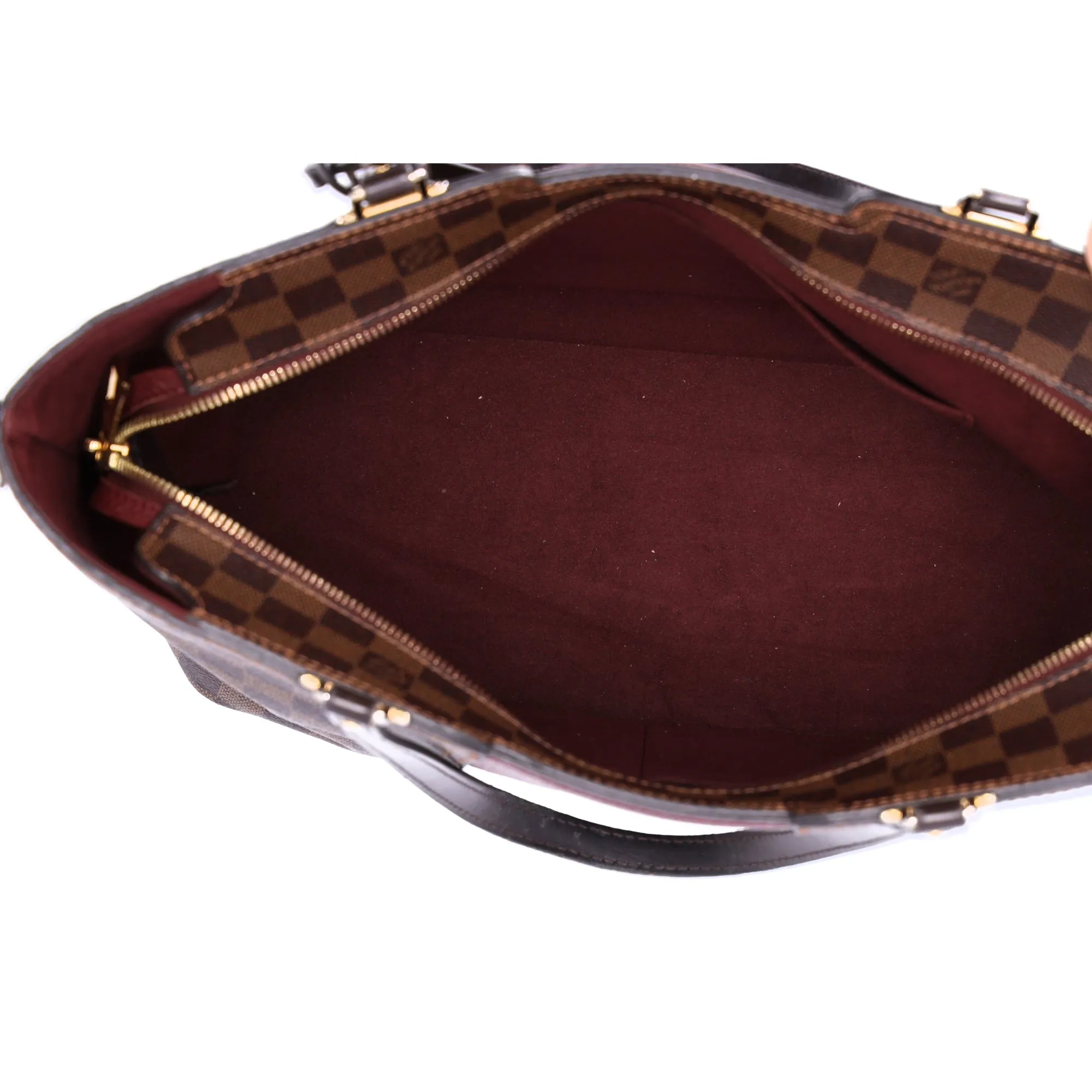 Louis Vuitton Jersey Tote Damier Shoulder Bag N44021 Bordeaux sold by Gaby's Bags product image thumbnail 3