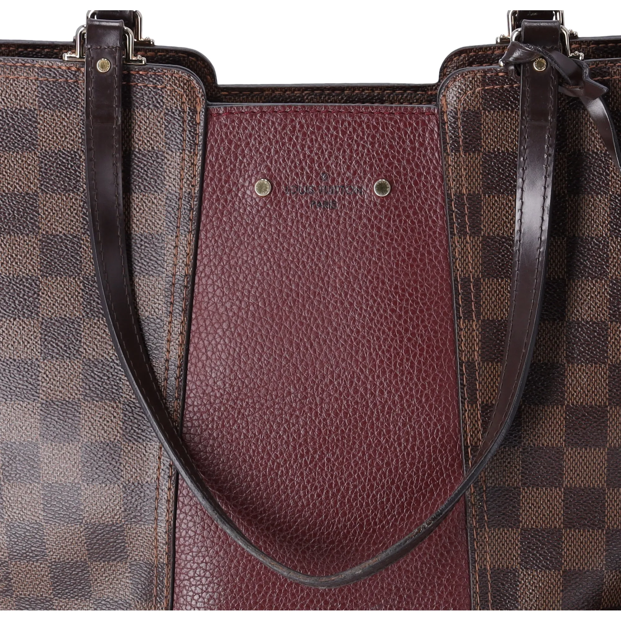 Louis Vuitton Jersey Tote Damier Shoulder Bag N44021 Bordeaux sold by Gaby's Bags product image thumbnail 4