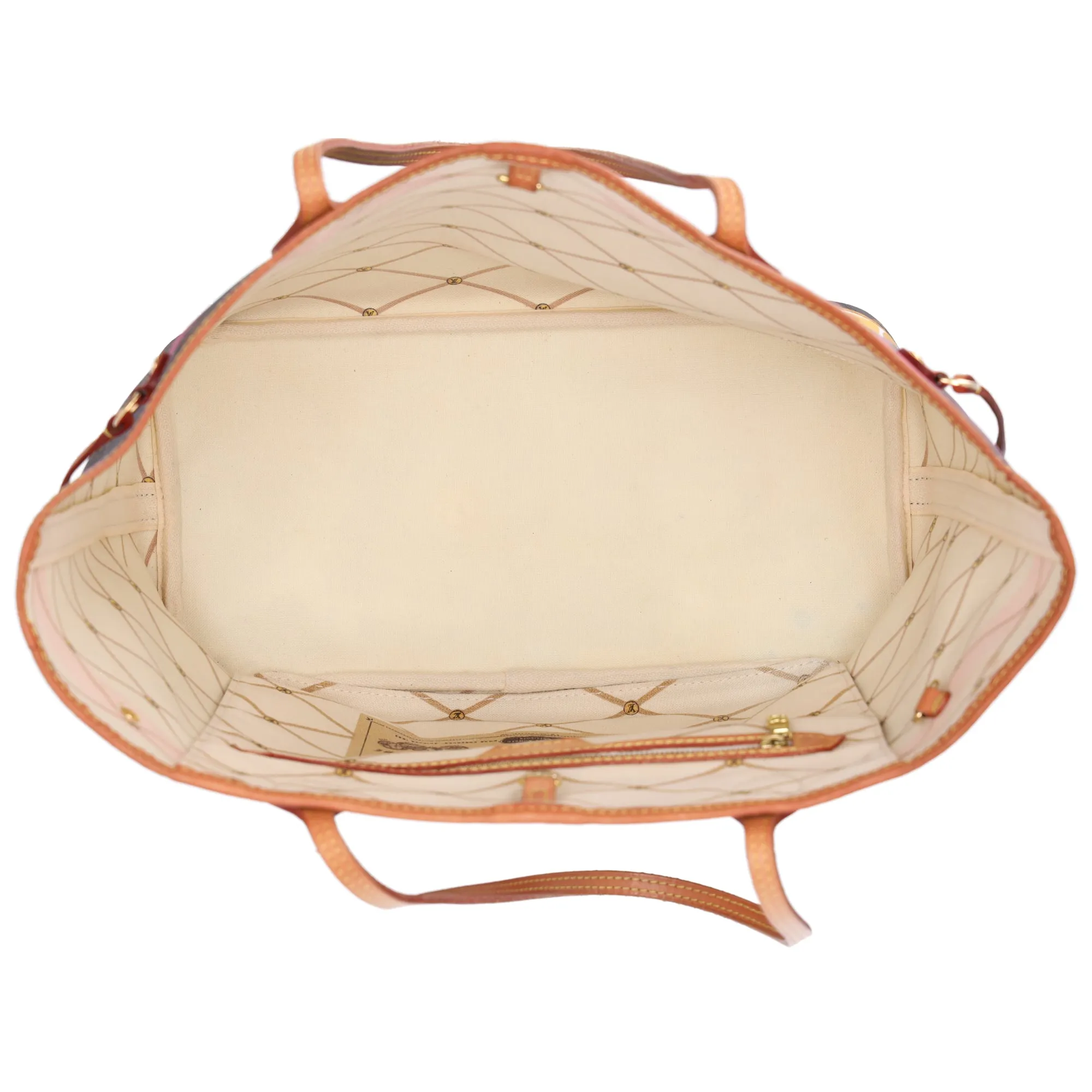 Louis Vuitton Neverfull MM Summer Trunk Monogram Tote Bag M41390 Brown Pink sold by Gaby's Bags product image thumbnail 2