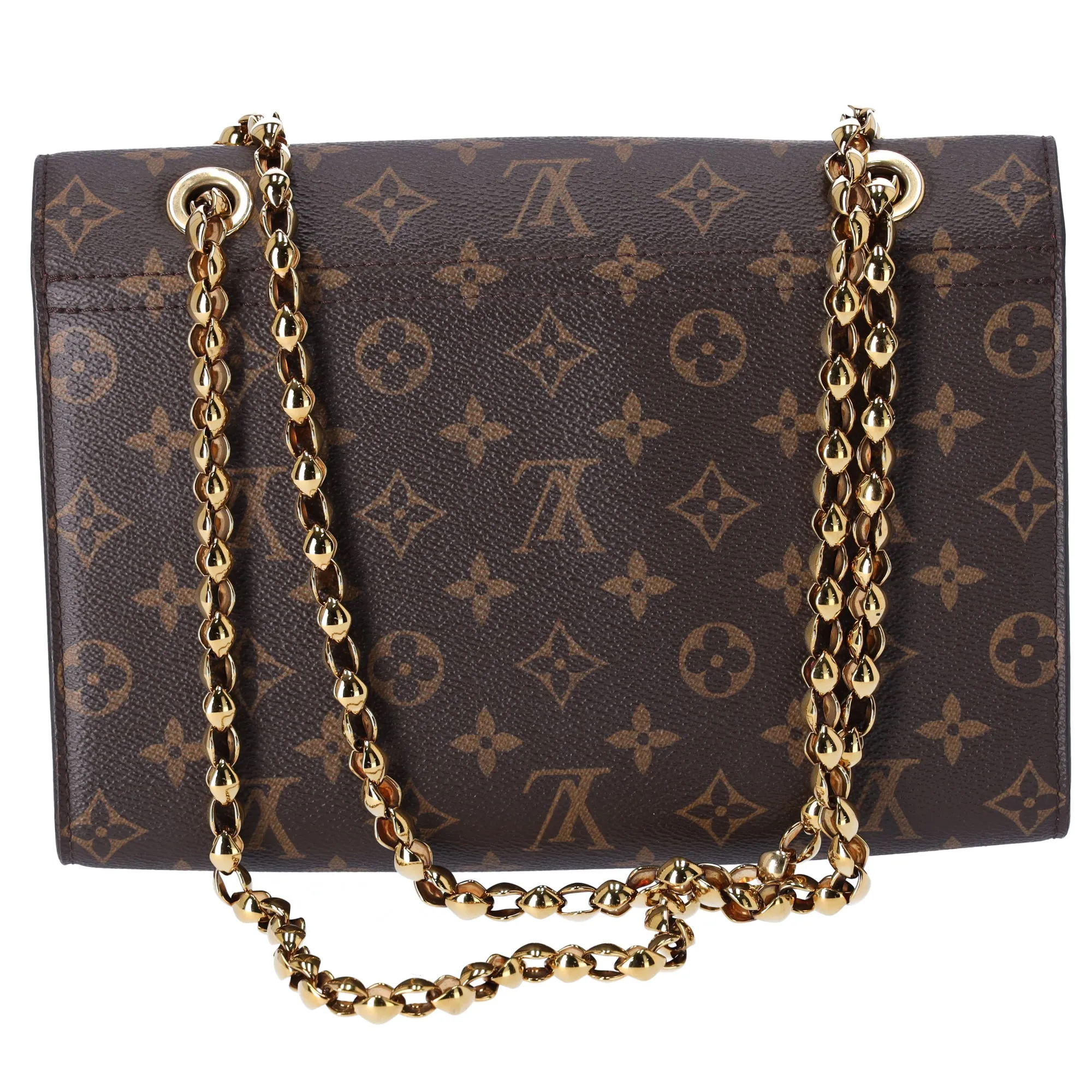 Louis Vuitton Victoire Chain Shoulder Bag Monogram Canvas M41732 Brown Raisin sold by Gaby's Bags product image thumbnail 4