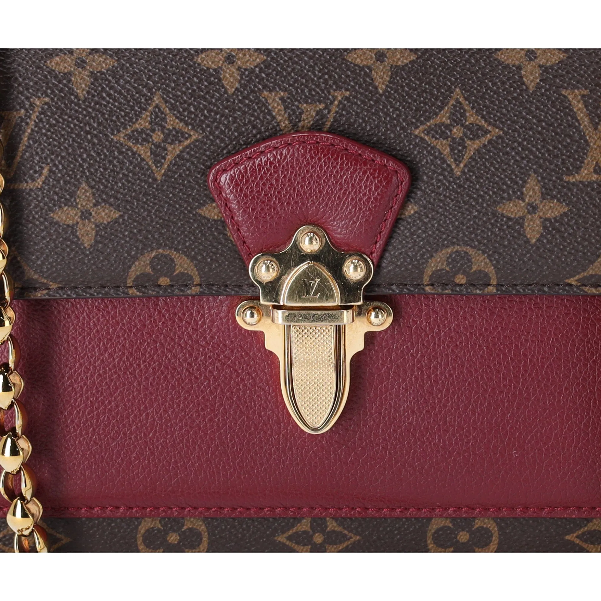 Louis Vuitton Victoire Chain Shoulder Bag Monogram Canvas M41732 Brown Raisin sold by Gaby's Bags product image thumbnail 2