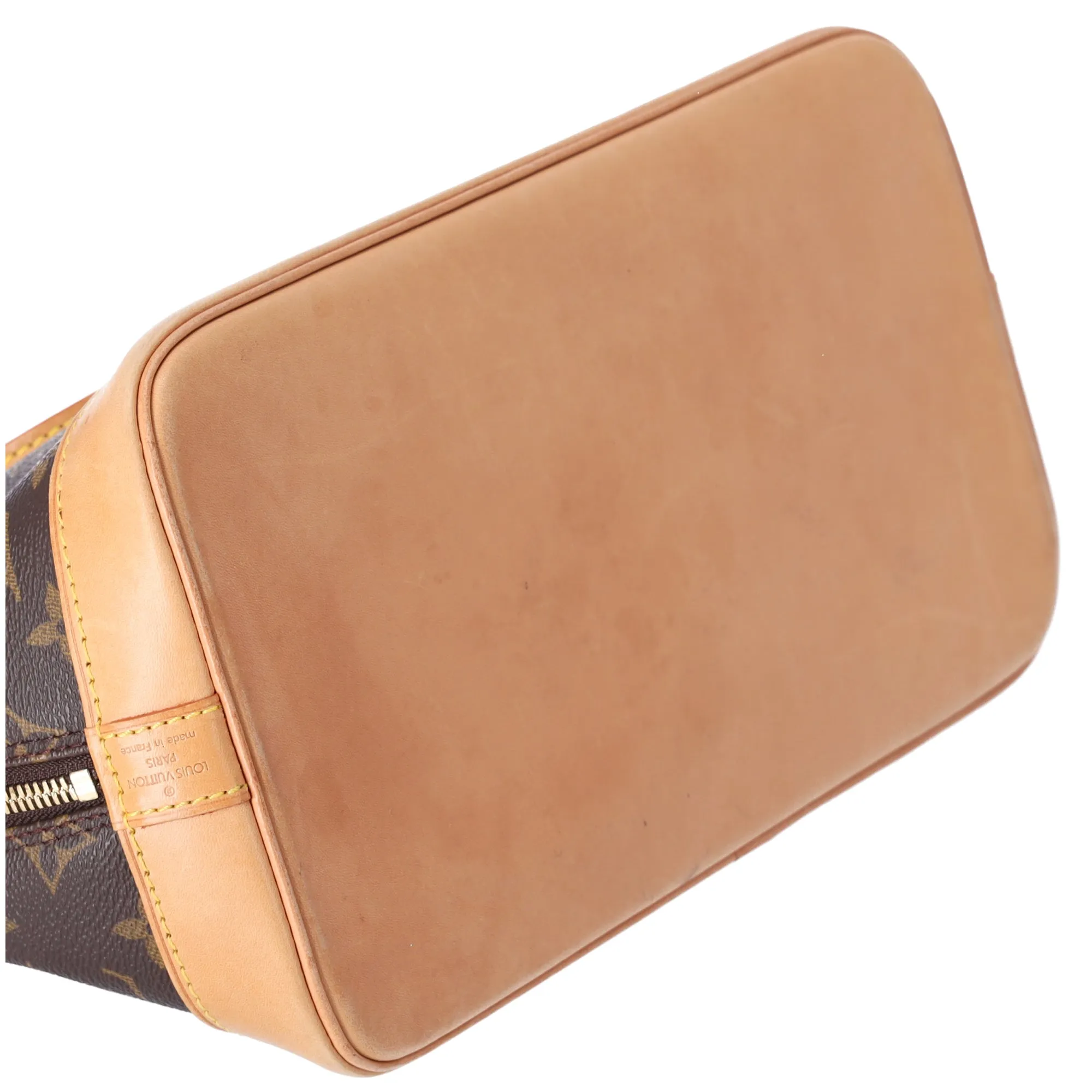 Louis Vuitton Alma Monogram Handbag M51130 Brown Dome Satchel sold by Gaby's Bags product image thumbnail 5