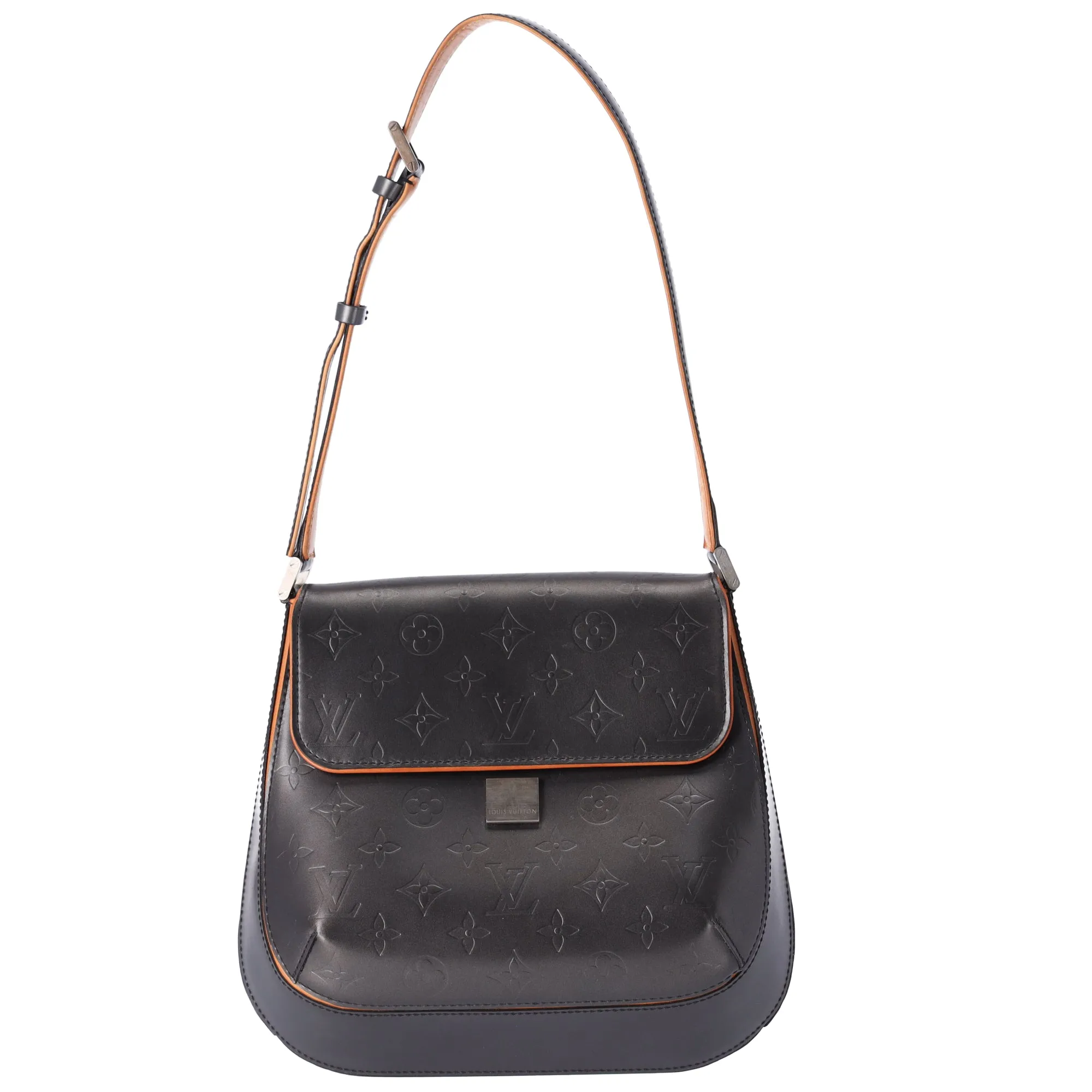 Louis Vuitton Webster Street Monogram Matte Shoulder Bag M55152 Gray sold by Gaby's Bags