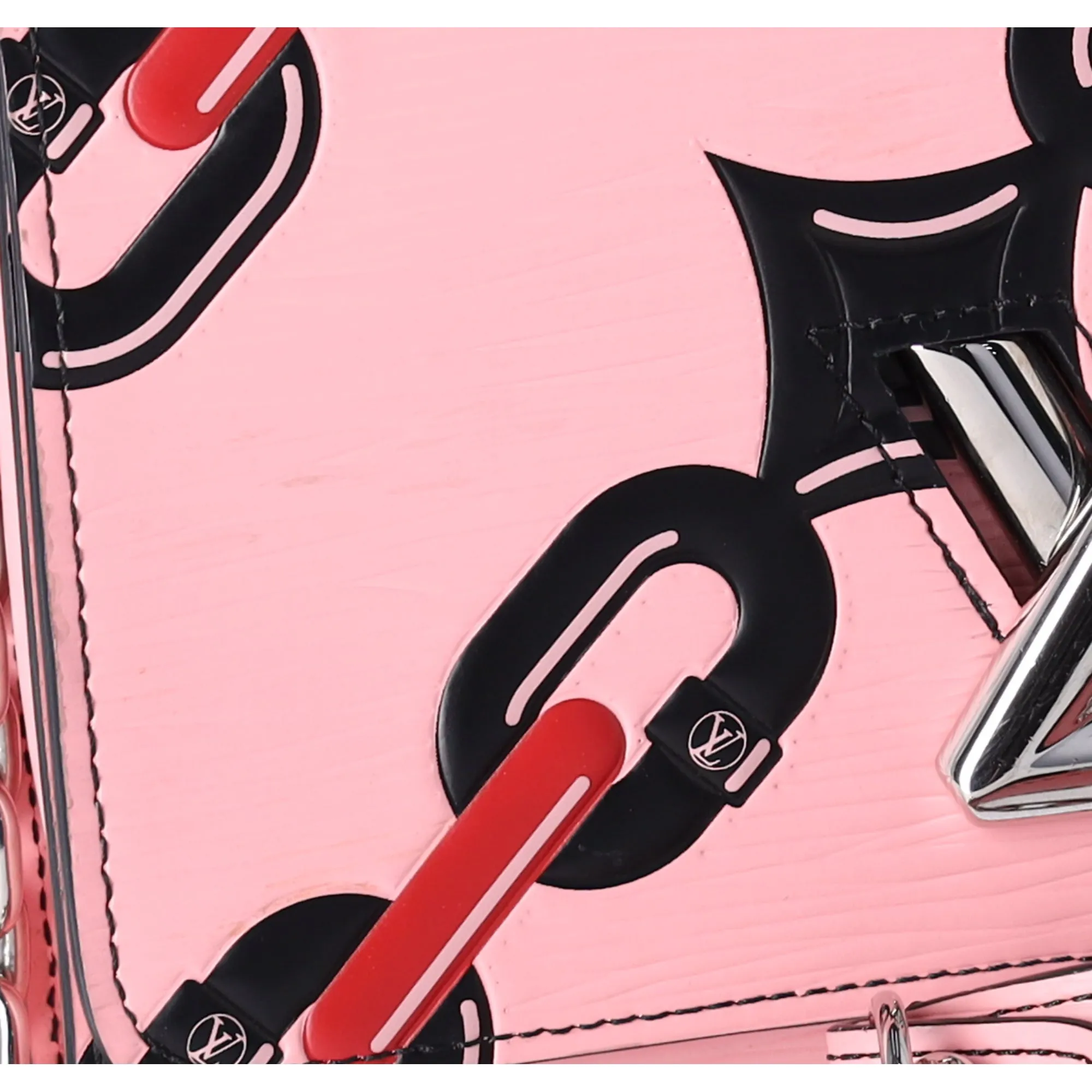 Louis Vuitton Twist Chain Wallet Crossbody Epi Black Pink sold by Gaby's Bags product image thumbnail 3