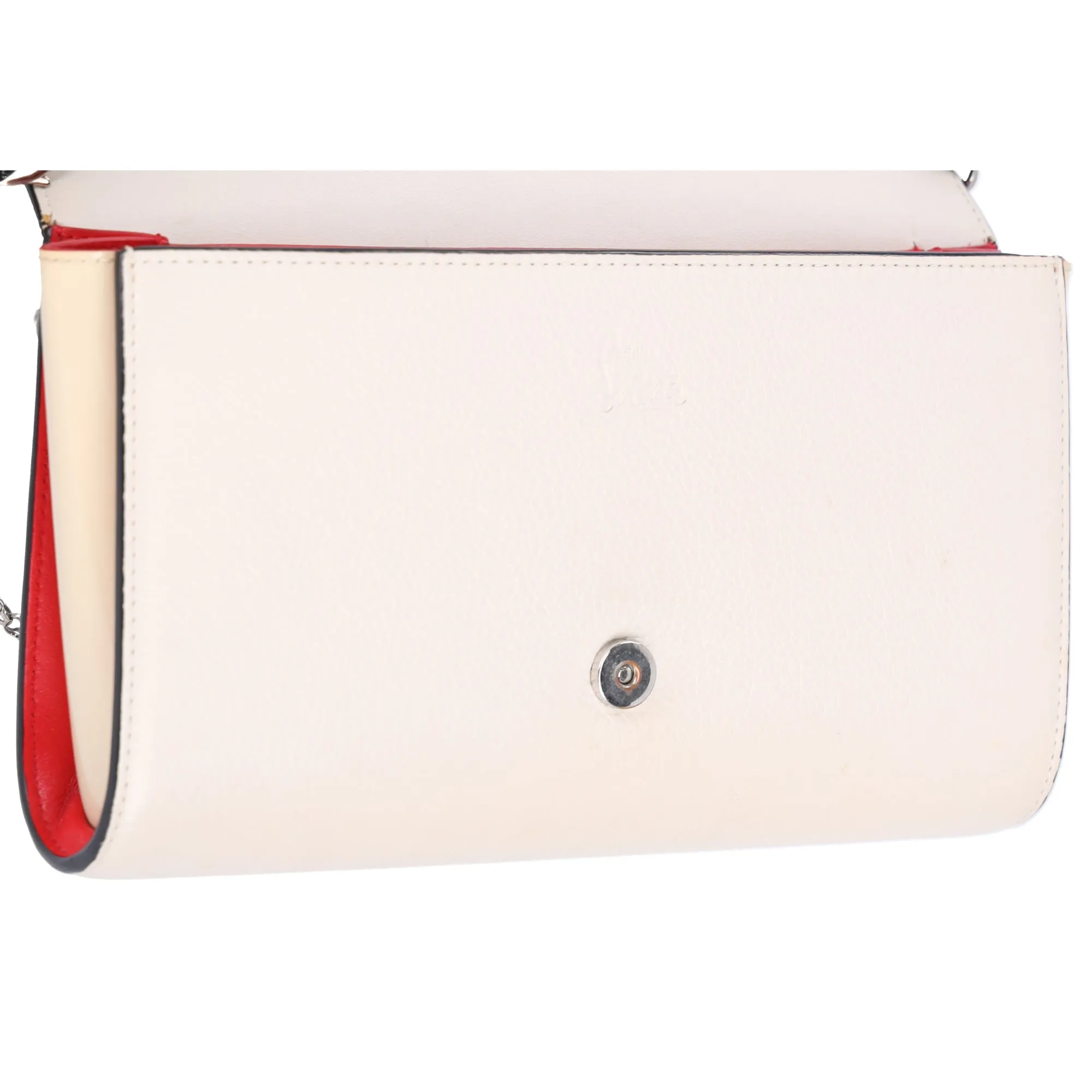 Christian Louboutin Paloma Clutch Crossbody Beige Studded Leather sold by Gaby's Bags product image thumbnail 2
