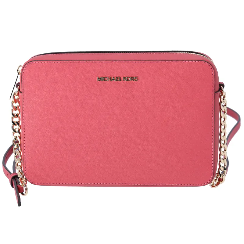 Michael Kors Jet Set Large East West Crossbody Bag Light Berry Sorbet Pink sold by Gaby's Bags