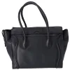 CELINE Luggage Medium Shopper Tote Black Leather sold by Gaby's Bags