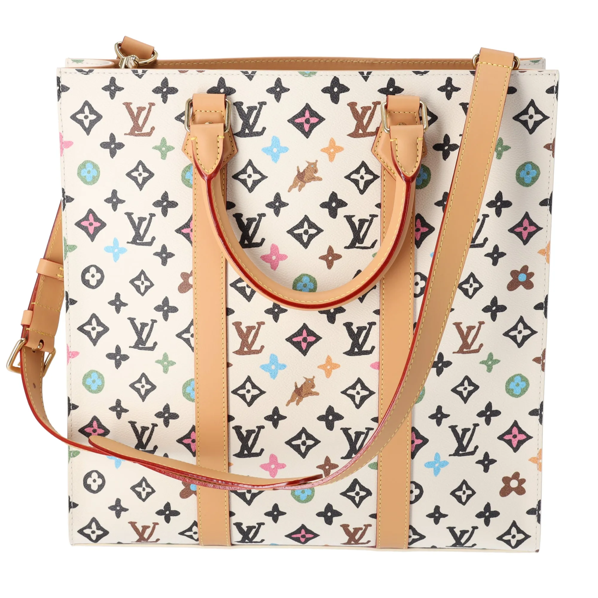 Louis Vuitton The Creator Sac Plat Vanilla Craggy Monogram Tote M24859 sold by Gaby's Bags product image thumbnail 4