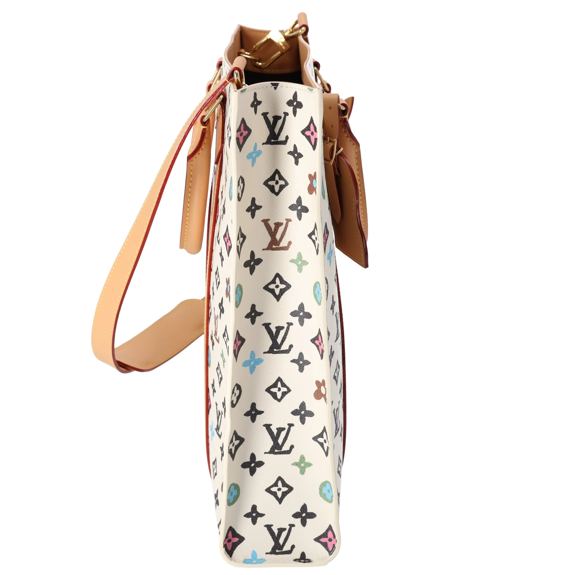 Louis Vuitton The Creator Sac Plat Vanilla Craggy Monogram Tote M24859 sold by Gaby's Bags product image thumbnail 5