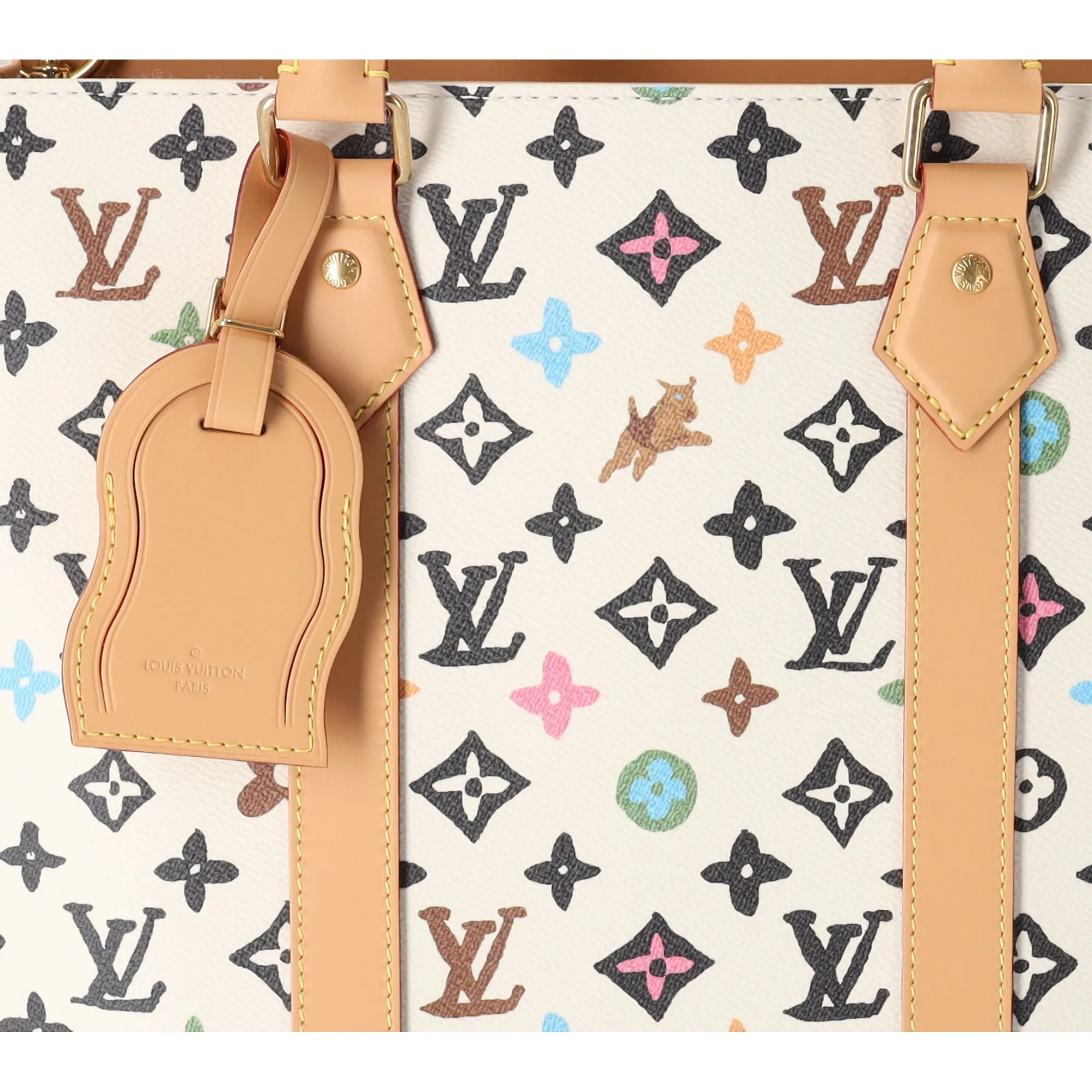 Louis Vuitton The Creator Sac Plat Vanilla Craggy Monogram Tote M24859 sold by Gaby's Bags product image thumbnail 2