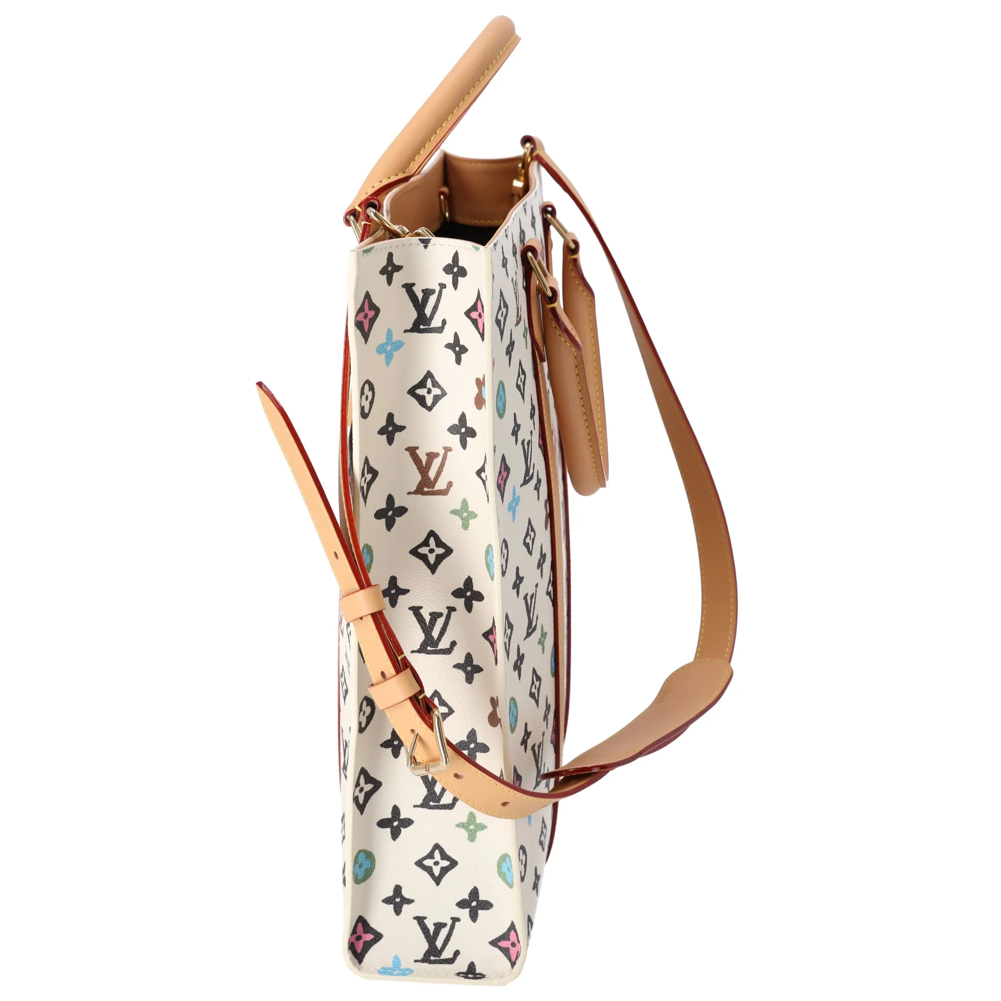 Louis Vuitton The Creator Sac Plat Vanilla Craggy Monogram Tote M24859 sold by Gaby's Bags product image thumbnail 3