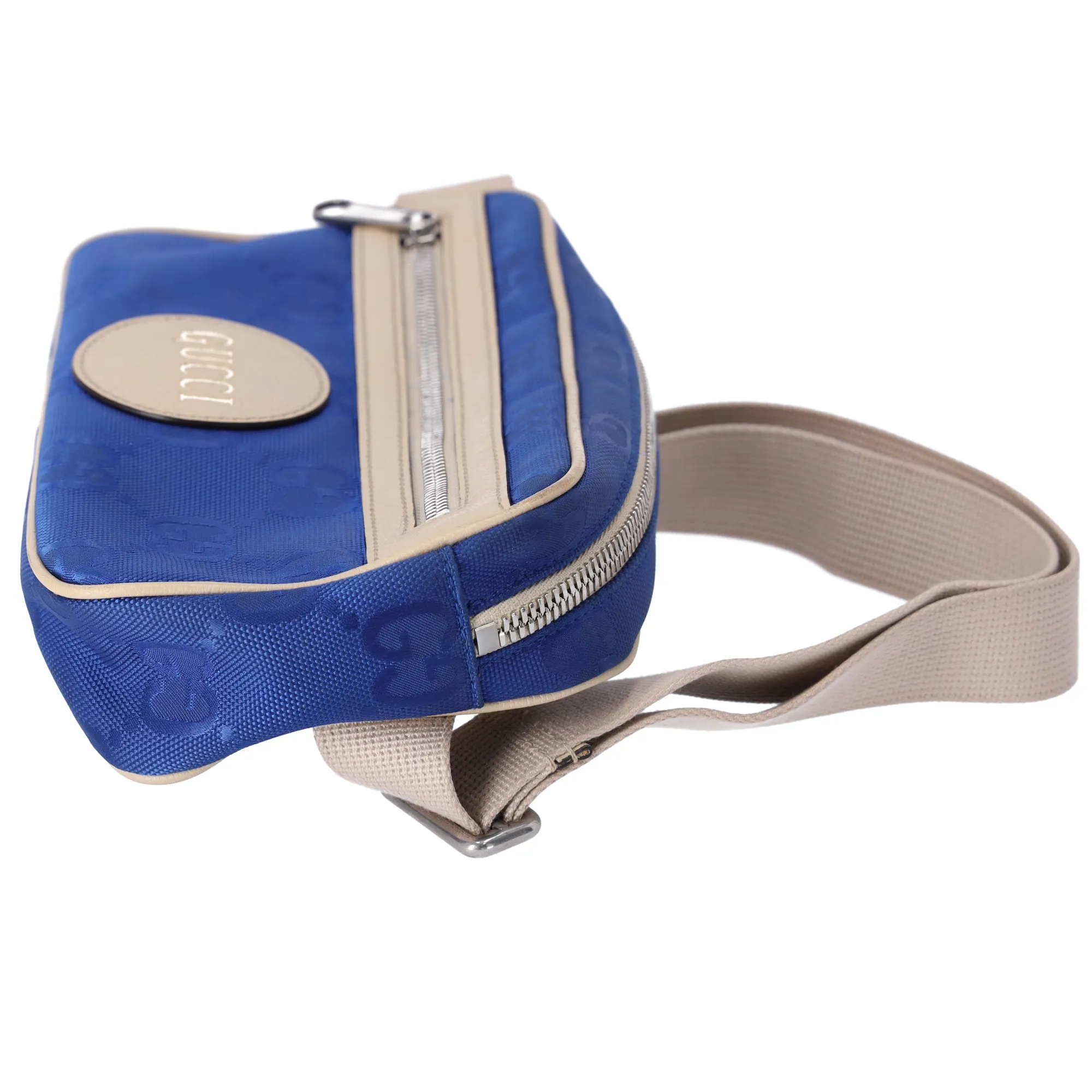 GUCCI Gucci Off The Grid Belt Bag Bum Bag 631341 Blue Beige Nylon sold by Gaby's Bags product image thumbnail 2
