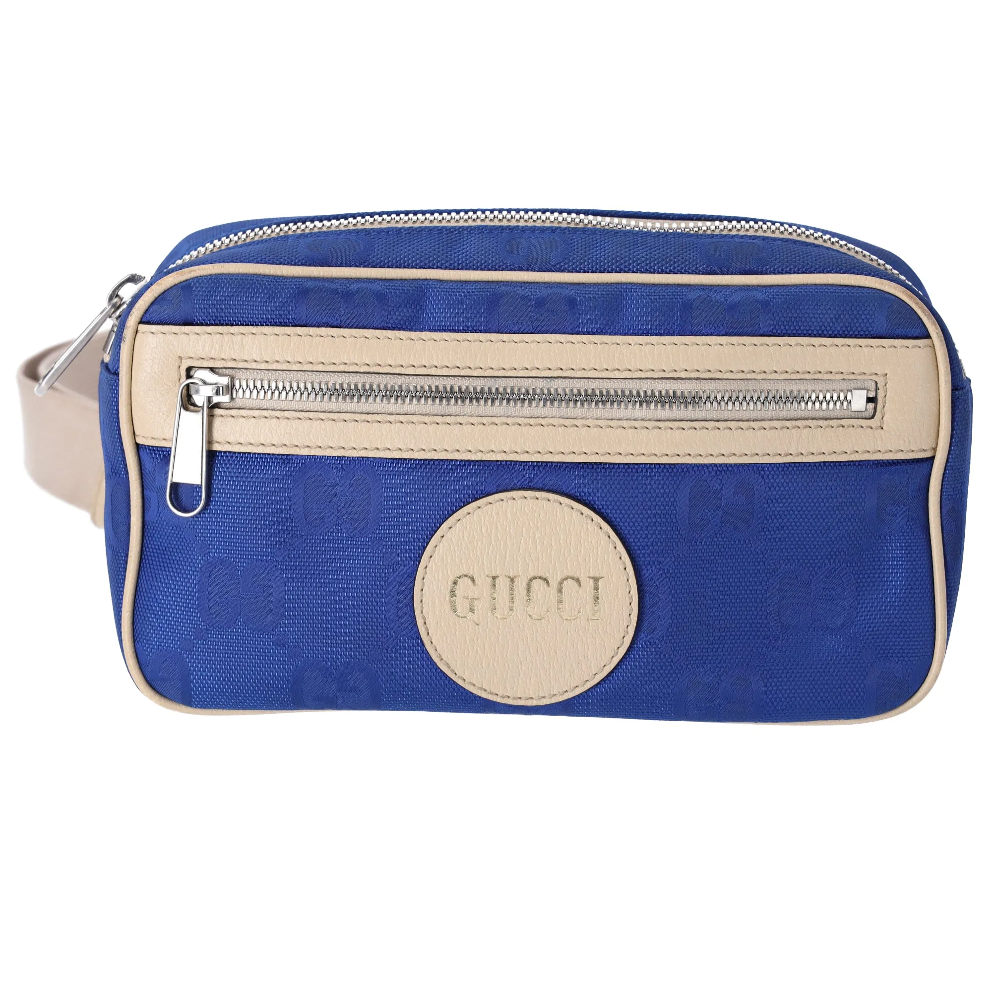 GUCCI Gucci Off The Grid Belt Bag Bum Bag 631341 Blue Beige Nylon sold by Gaby's Bags