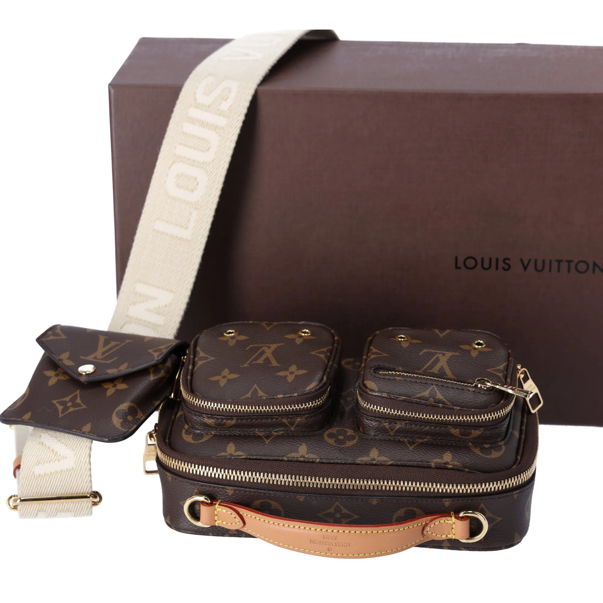 Louis Vuitton Utility Crossbody Monogram Shoulder Bag M80446 w Pouch sold by Gaby's Bags product image thumbnail 4