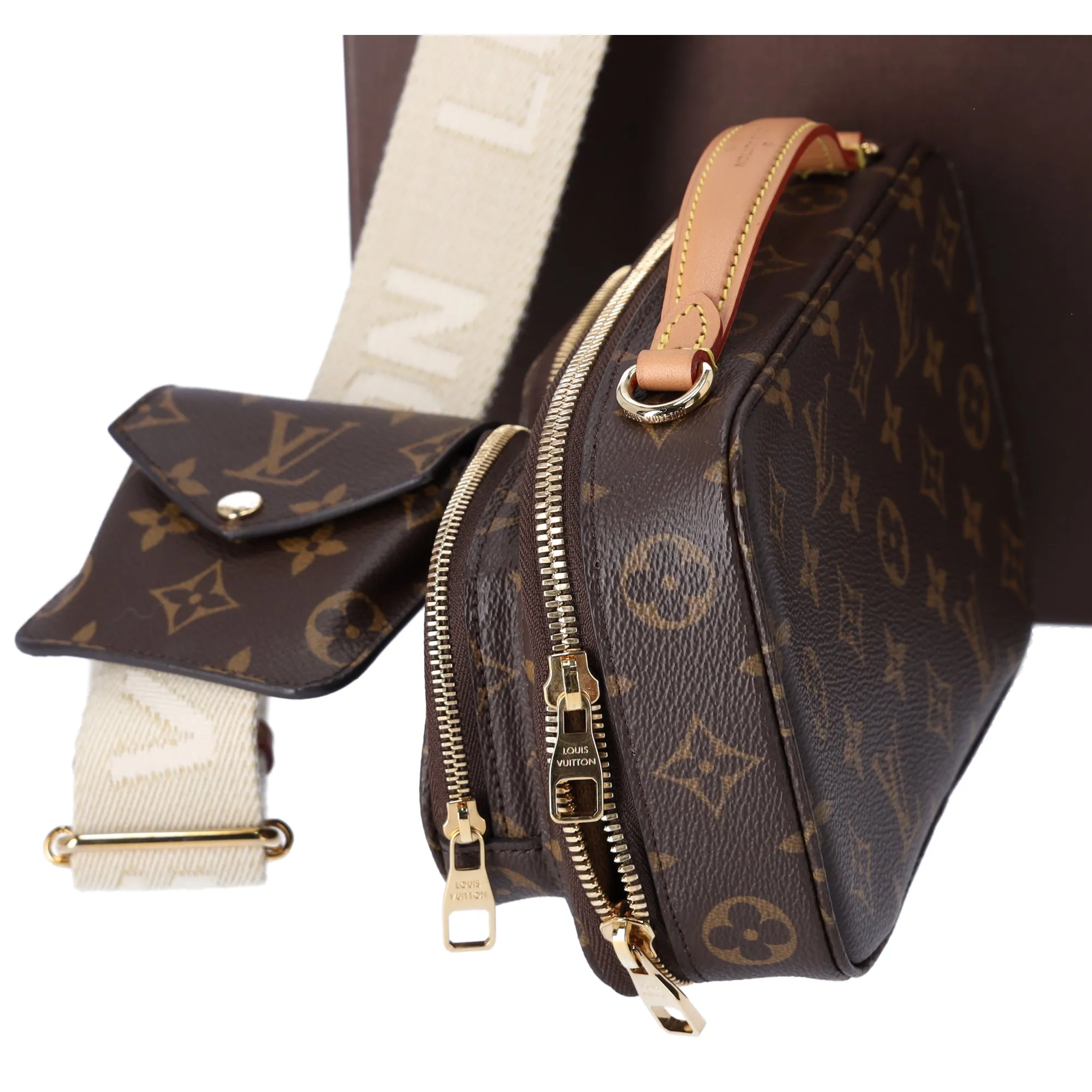Louis Vuitton Utility Crossbody Monogram Shoulder Bag M80446 w Pouch sold by Gaby's Bags product image thumbnail 5