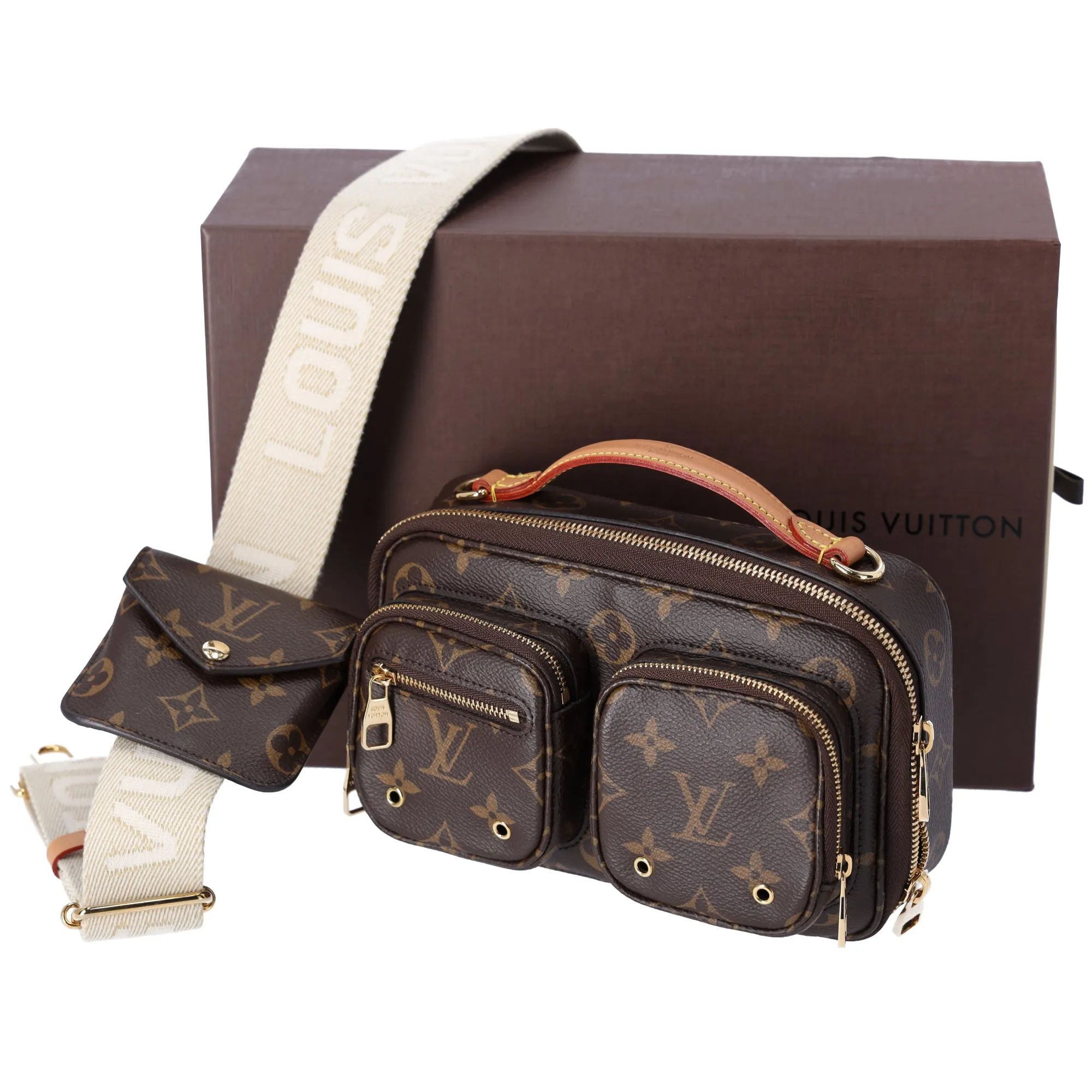 Louis Vuitton Utility Crossbody Monogram Shoulder Bag M80446 w Pouch sold by Gaby's Bags product image thumbnail 2