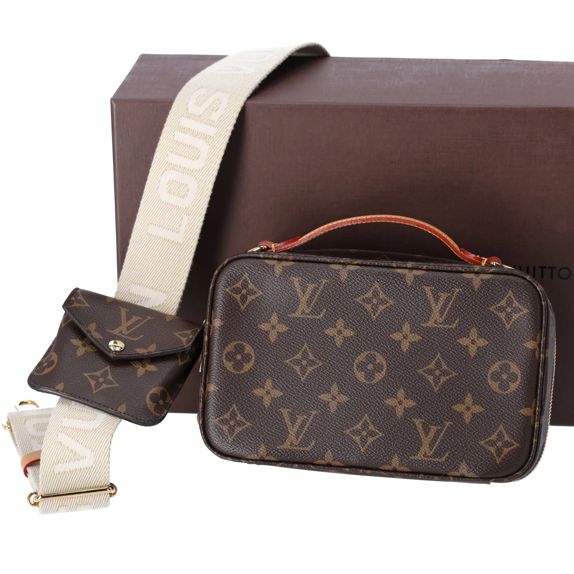 Louis Vuitton Utility Crossbody Monogram Shoulder Bag M80446 w Pouch sold by Gaby's Bags product image thumbnail 3