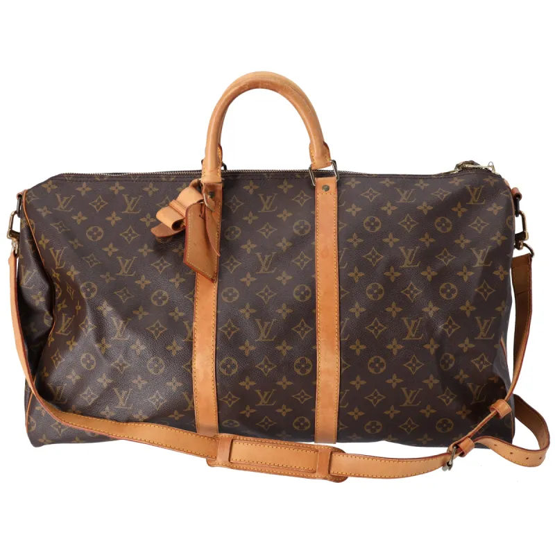 Louis Vuitton Keepall Bandouliere 55 Monogram Boston Bag M41414 sold by Gaby's Bags