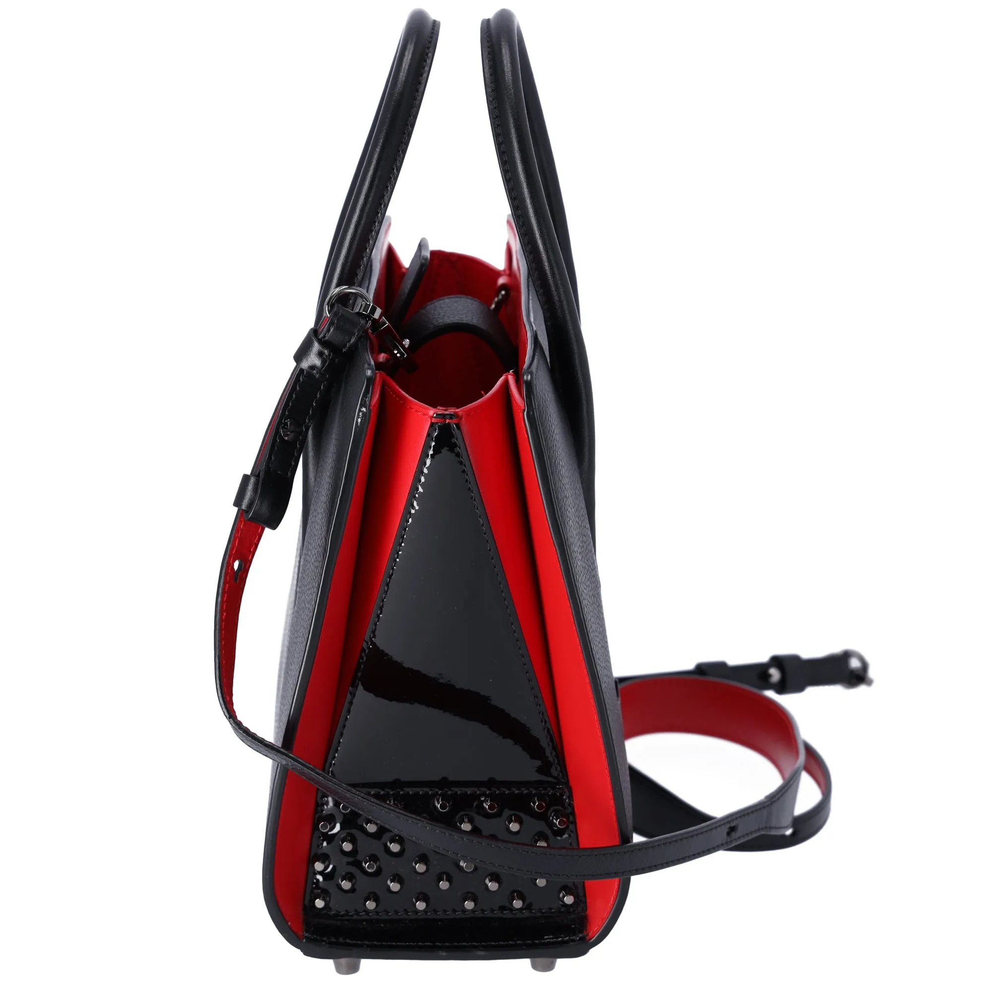 Christian Louboutin Paloma UltraBlack Small Handbag 3165154 Black Red Leather sold by Gaby's Bags product image thumbnail 2