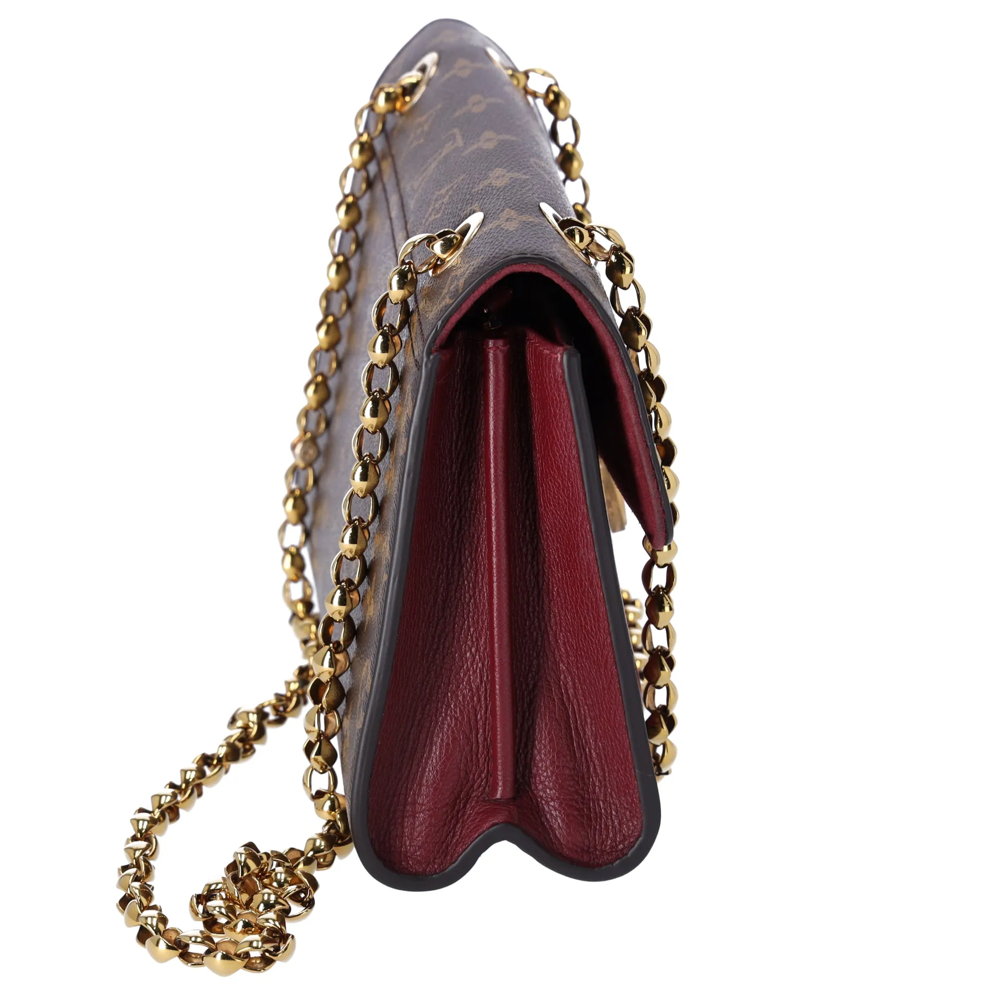 Louis Vuitton Victoire Chain Shoulder Bag Monogram Canvas M41732 Brown Raisin sold by Gaby's Bags product image thumbnail 4