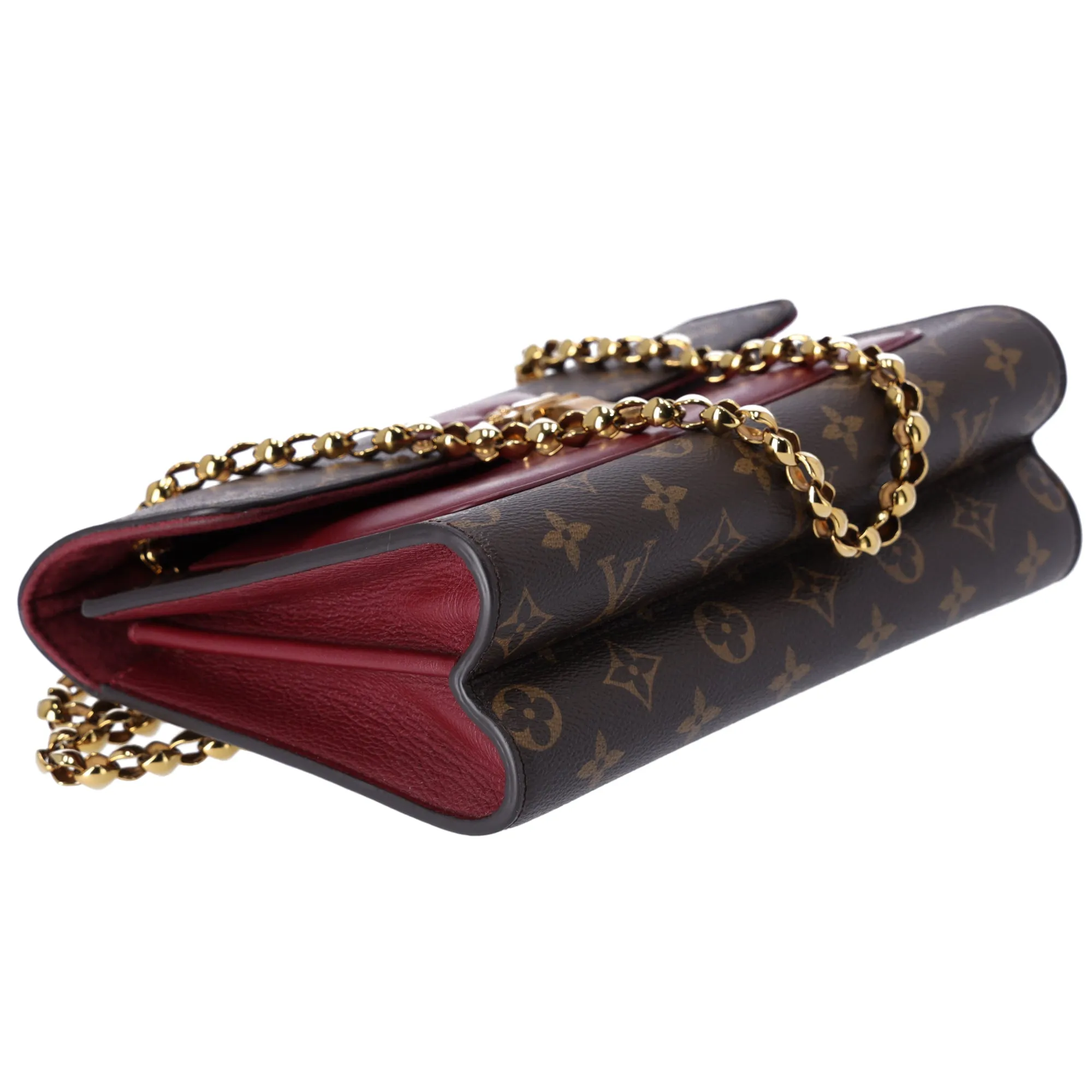 Louis Vuitton Victoire Chain Shoulder Bag Monogram Canvas M41732 Brown Raisin sold by Gaby's Bags product image thumbnail 5