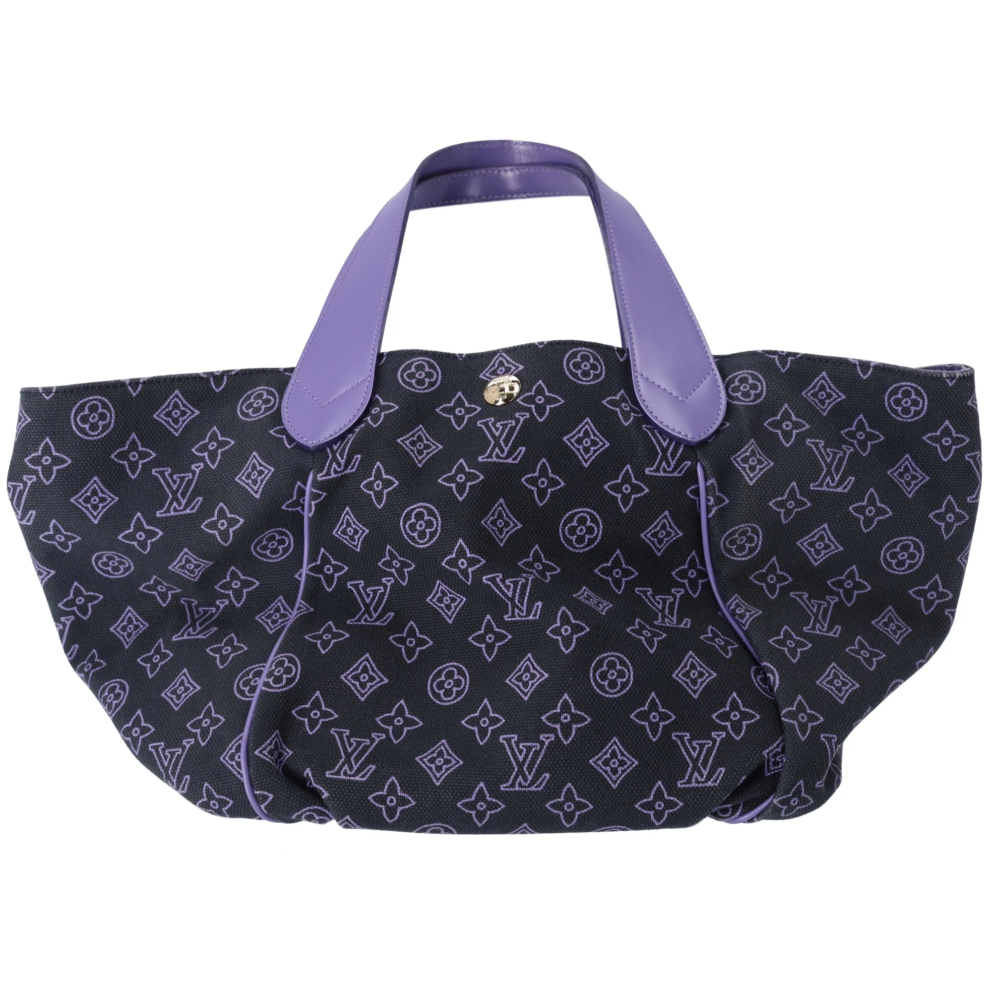 Louis Vuitton Cabas Ipanema PM Beach Line Tote Bag M95983 Marine Canvas Leather sold by Gaby's Bags product image thumbnail 4