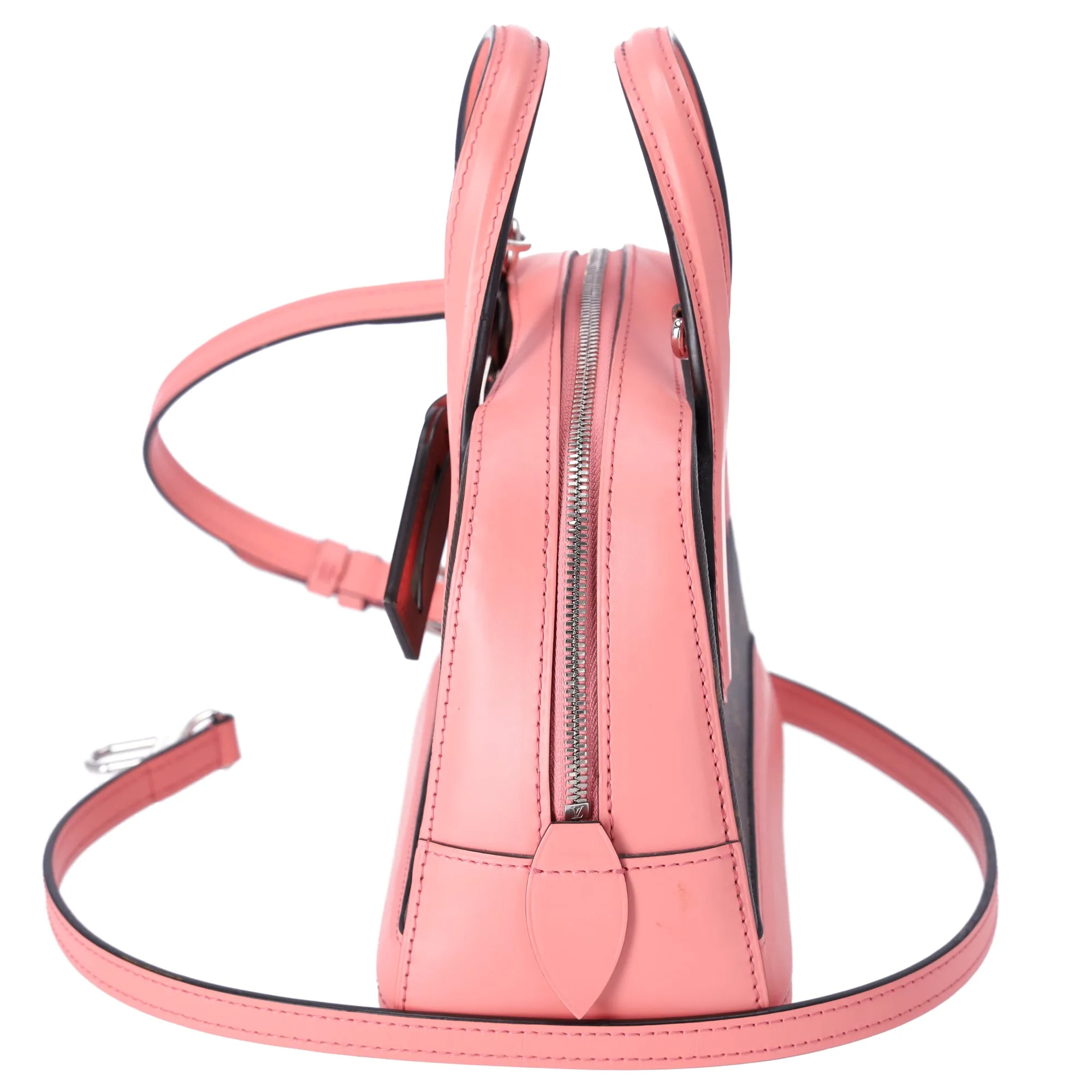 Louis Vuitton Dora Mini Monogram Handbag M41686 Rose Pink Brown Canvas sold by Gaby's Bags product image thumbnail 4