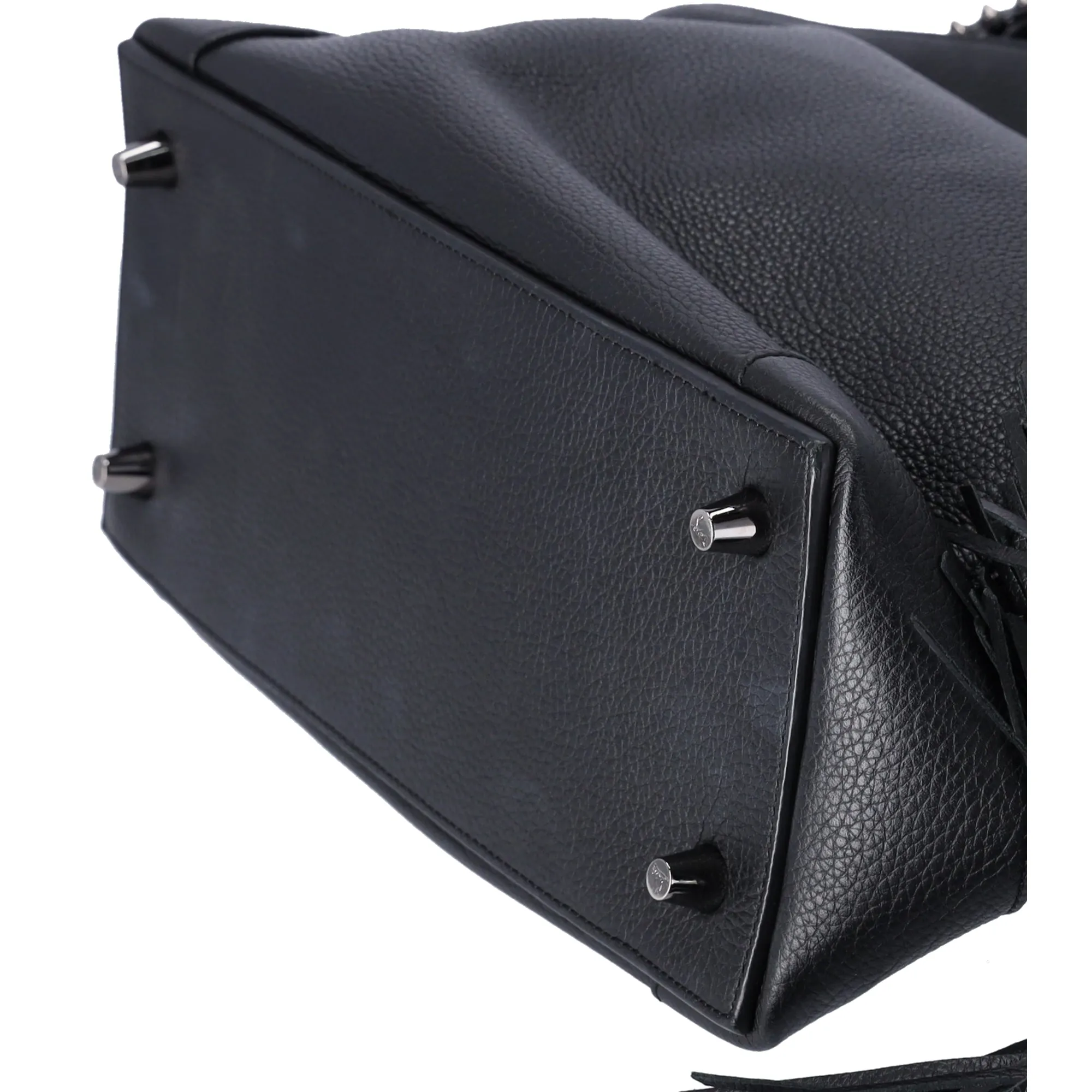 Christian Louboutin Eloise Hobo Shoulder Bag Black Leather Studded Tassle sold by Gaby's Bags product image thumbnail 5