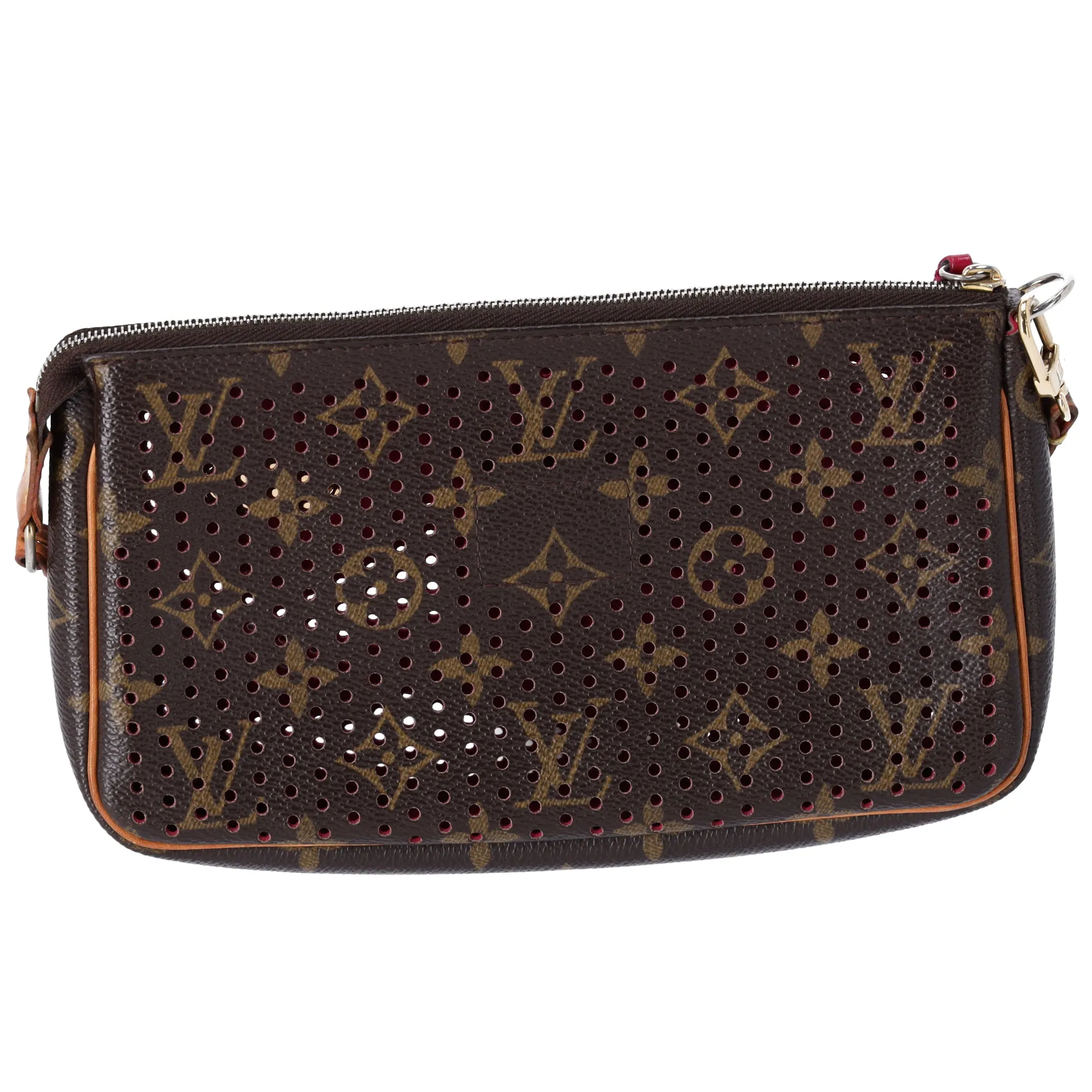 Louis Vuitton Pochette Accessoires Monogram Perforated Handbag M95183 Fuchsia sold by Gaby's Bags product image thumbnail 4