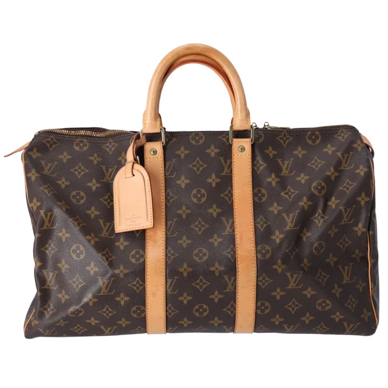 Louis Vuitton Keepall 45 Monogram Boston Bag M41428 Duffle Bag Canvas sold by Gaby's Bags