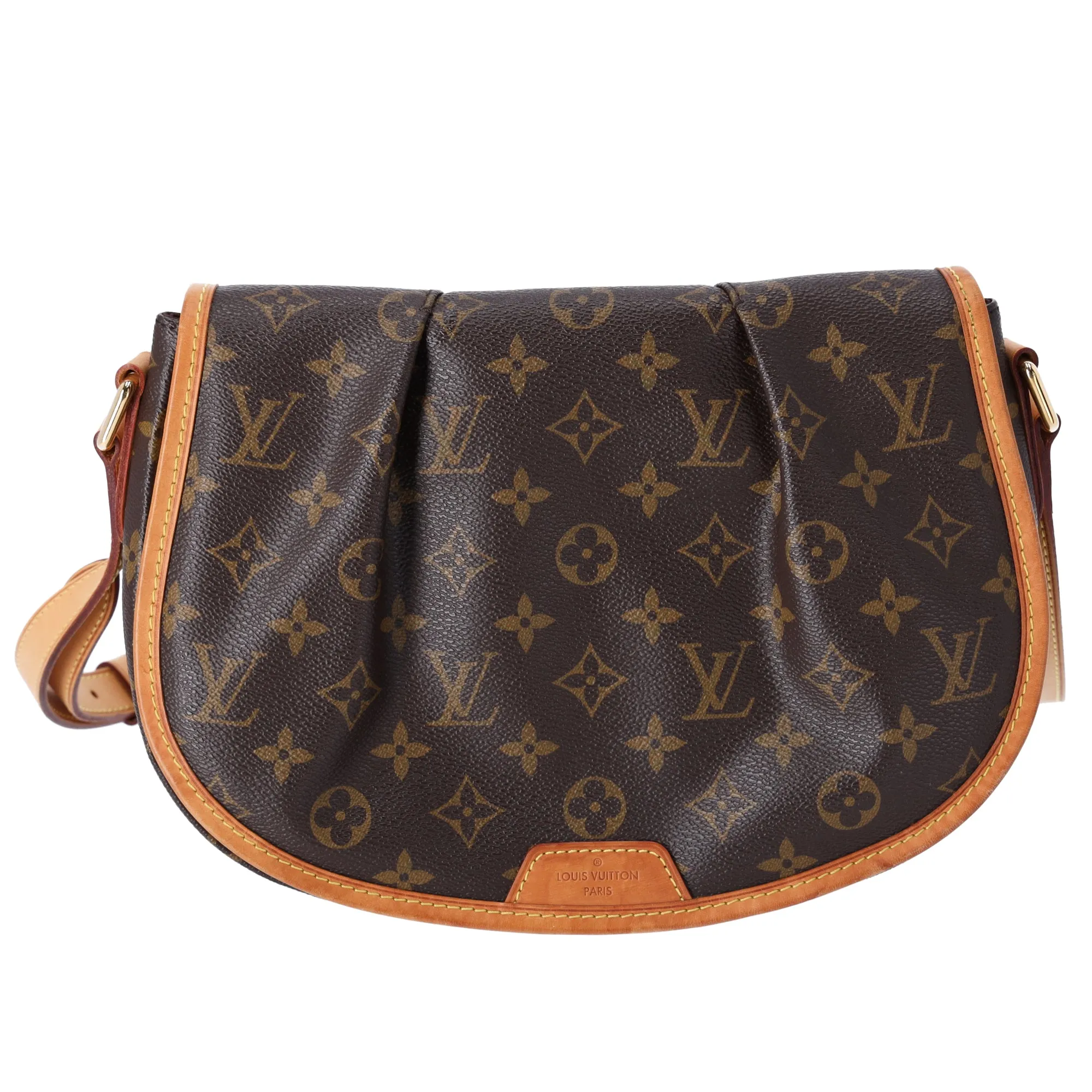 Louis Vuitton Menilmontant PM Brown Monogram Shoulder Bag M40474 sold by Gaby's Bags
