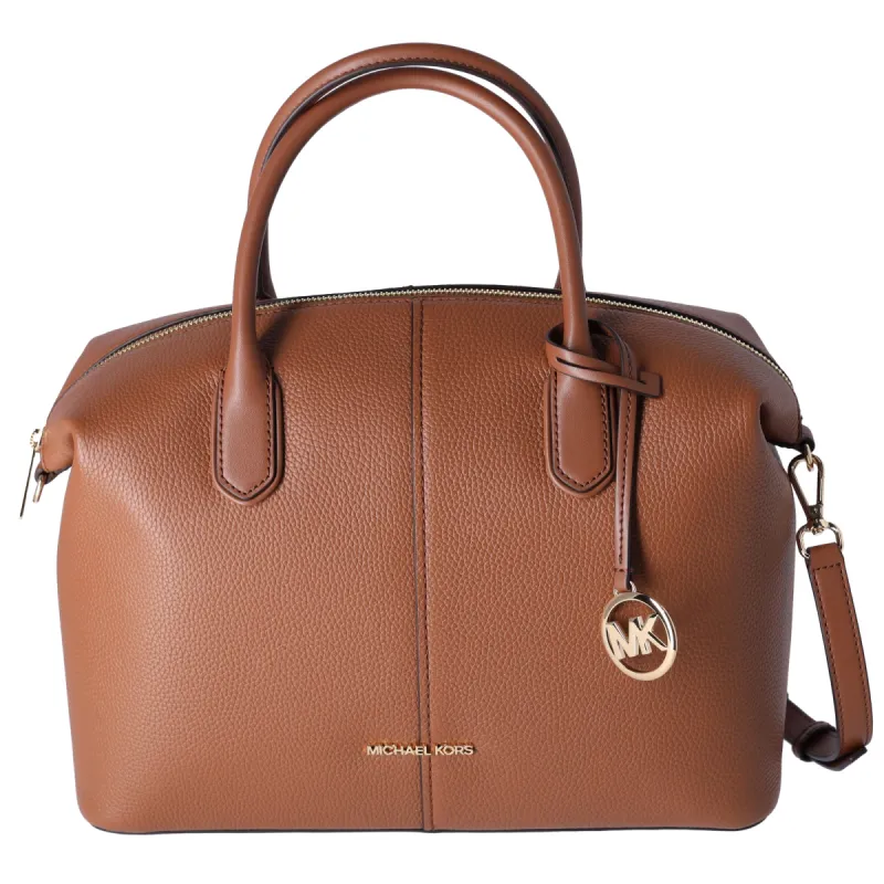 Michael Kors Hyde Large Slouchy Satchel Luggage Pebbled Leather sold by Gaby's Bags
