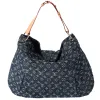Louis Vuitton Daily GM Monogram Denim Shoulder Bag M40493 Gris Blue Monogram sold by Gaby's Bags