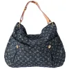 Louis Vuitton Daily GM Monogram Denim Shoulder Bag M40493 Gris Blue Monogram sold by Gaby's Bags