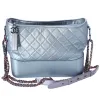 Chanel Medium Gabrielle Hobo Light Purple Blue Iridescent Quilted Calfskin sold by Gaby's Bags