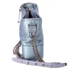 Chanel Medium Gabrielle Hobo Light Purple Blue Iridescent Quilted Calfskin sold by Gaby's Bags