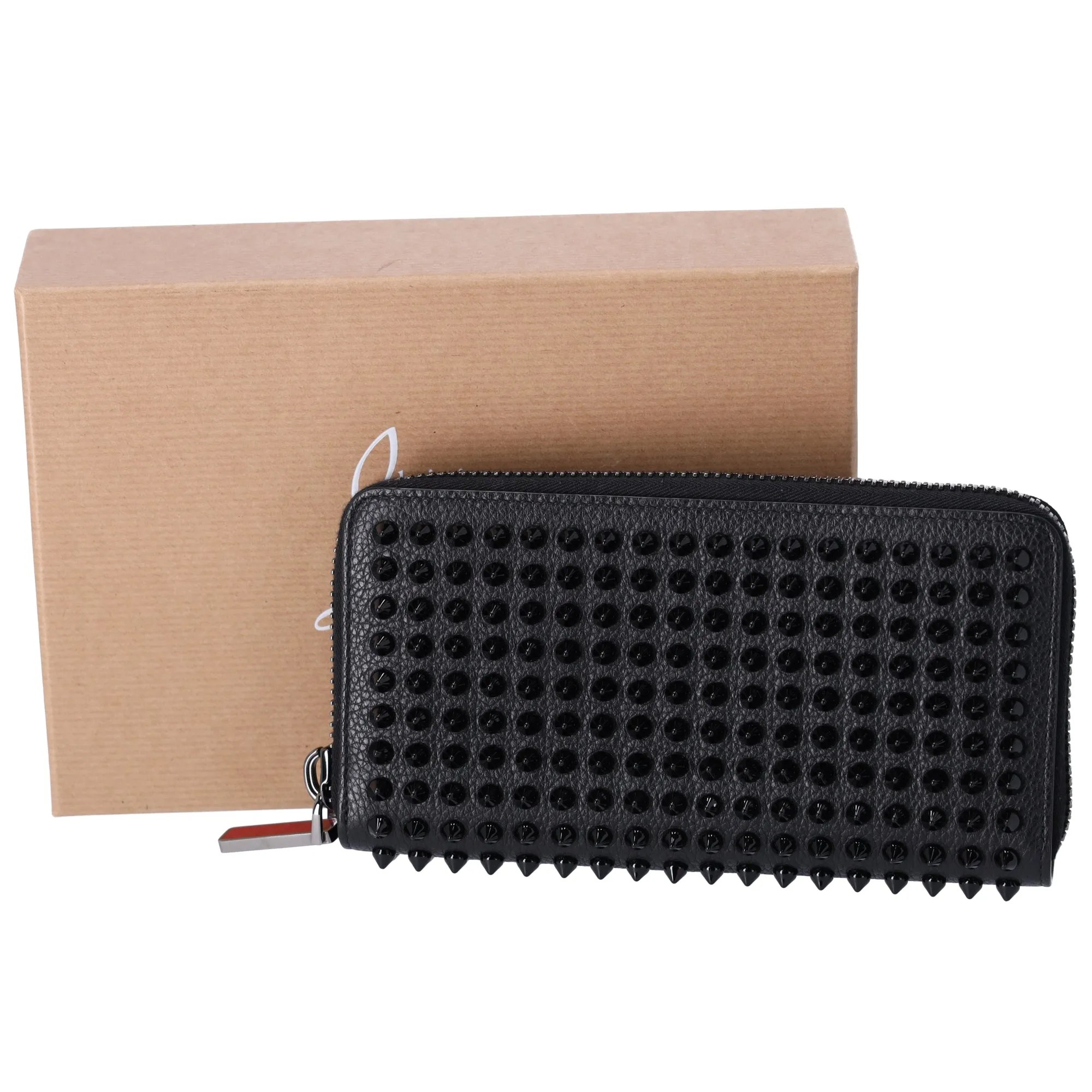 Christian Louboutin Panettone Long Wallet Black Leather Spiked sold by Gaby's Bags product image thumbnail 3